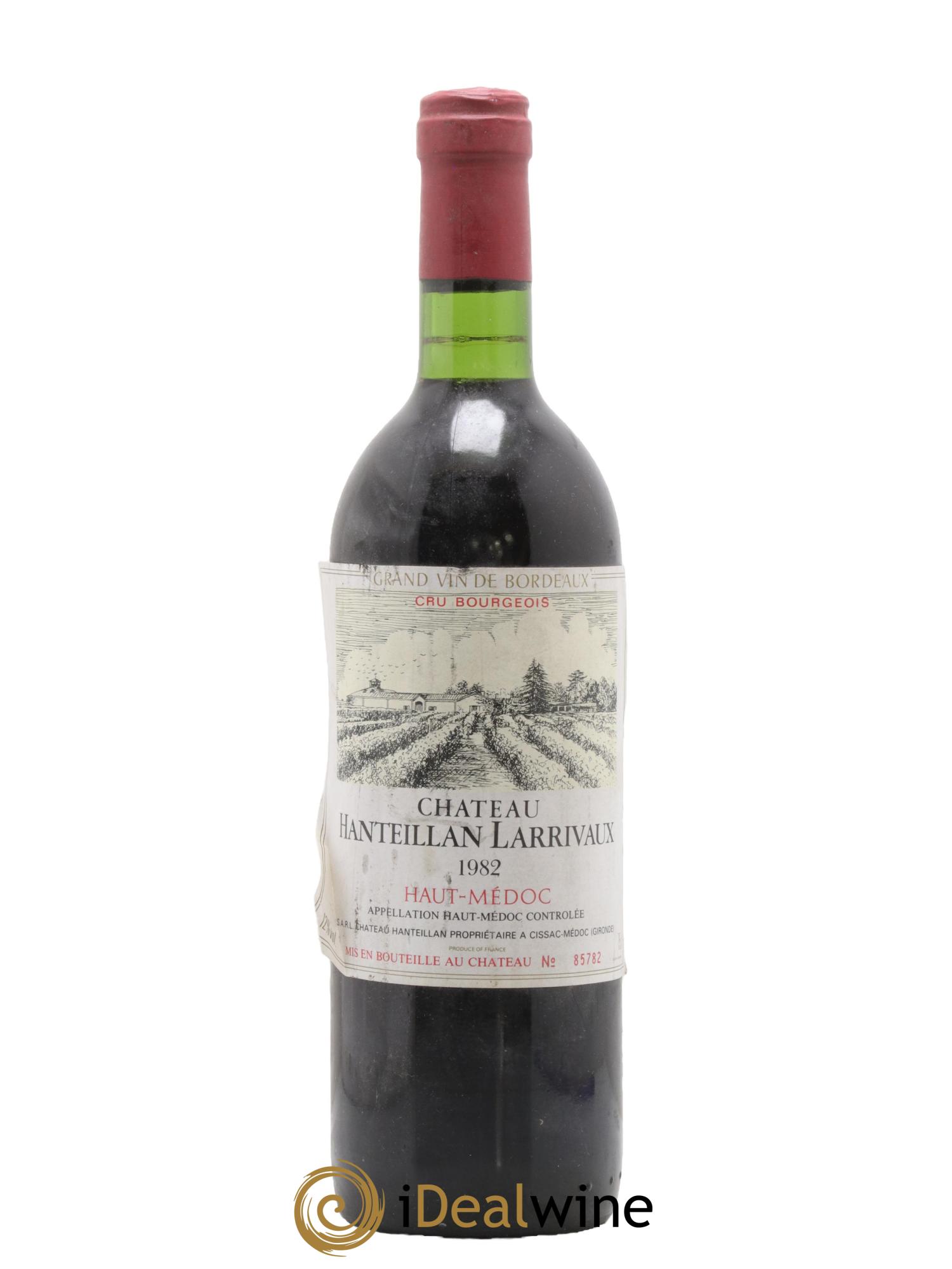 Château Hanteillan Cru Bourgeois 1982 - Lot de 1 bouteille - 0