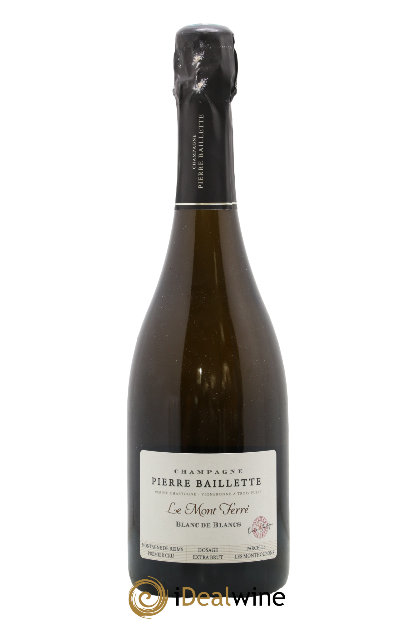 Premier Cru Extra-Brut Blanc de Blancs Le Mont Ferré Pierre Baillette - Lot de 1 bouteille - 0