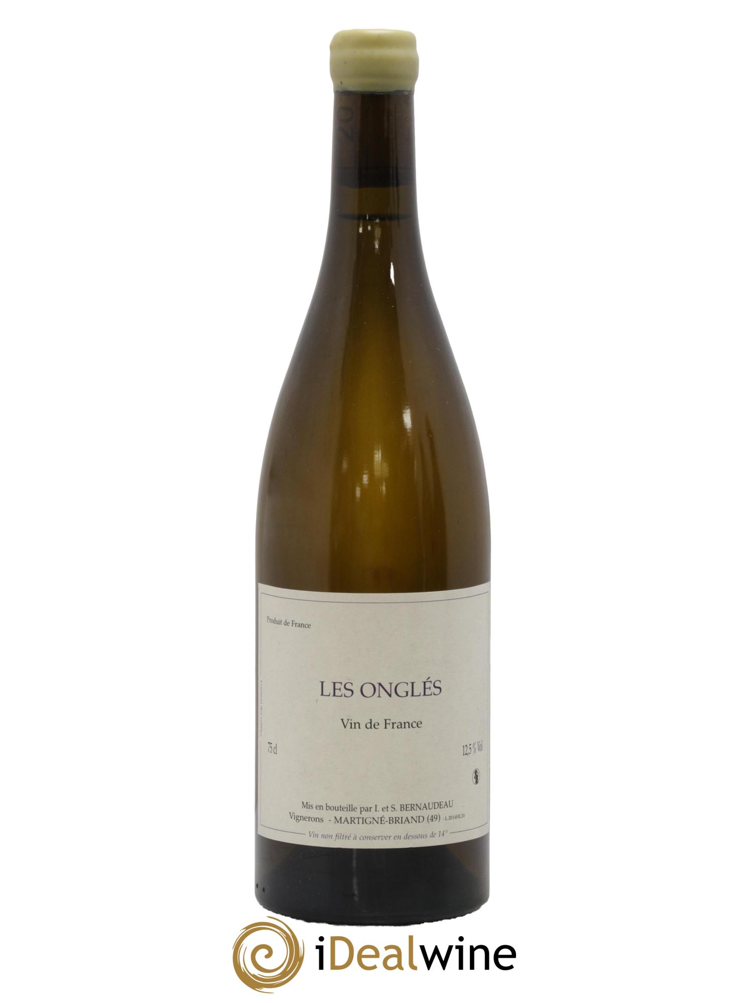 Vin de France Les Onglés Stéphane Bernaudeau 2014 - Lot de 1 bouteille - 0