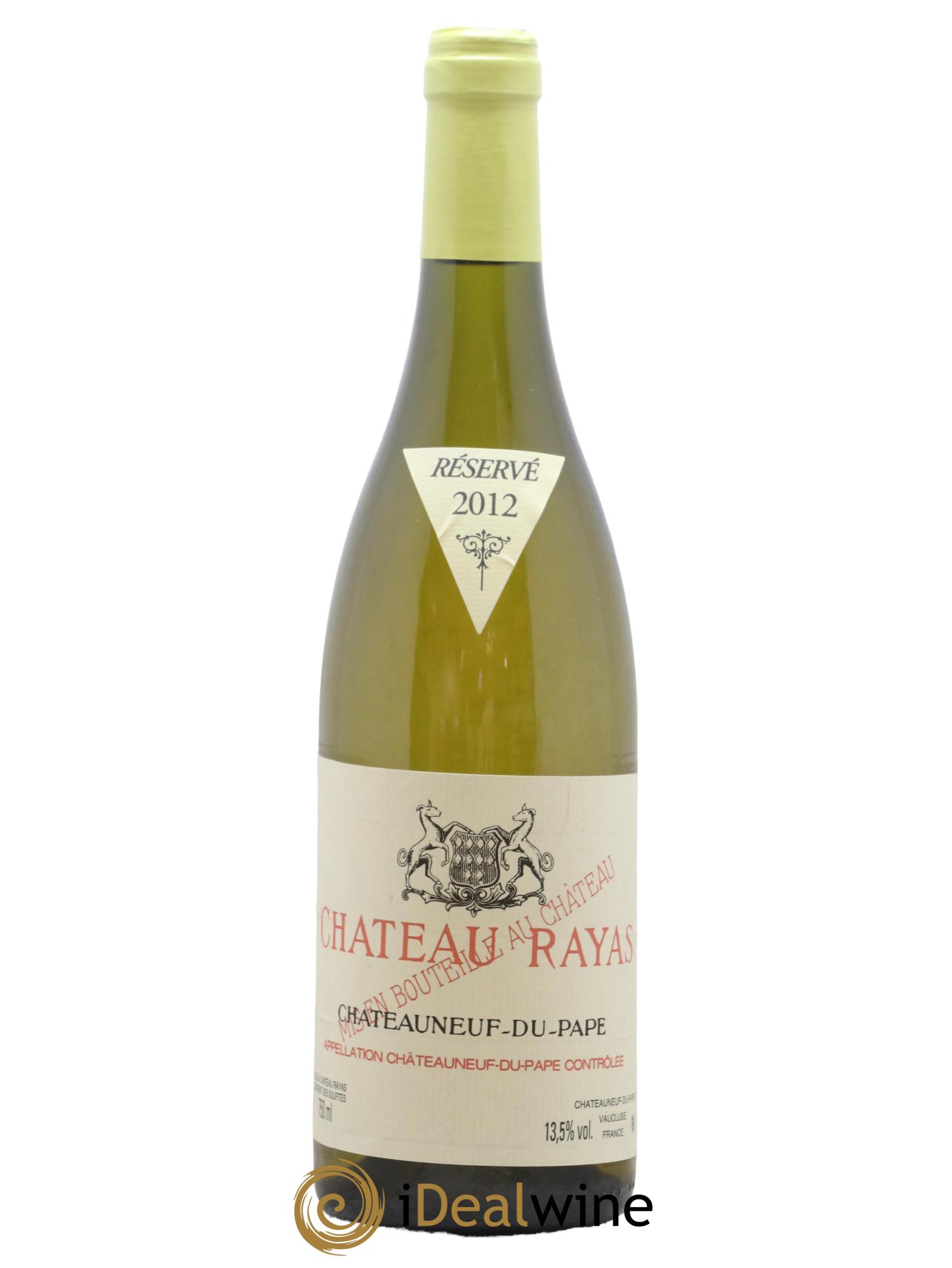 Châteauneuf-du-Pape Château Rayas Emmanuel Reynaud 2012 - Lot de 1 bouteille - 0