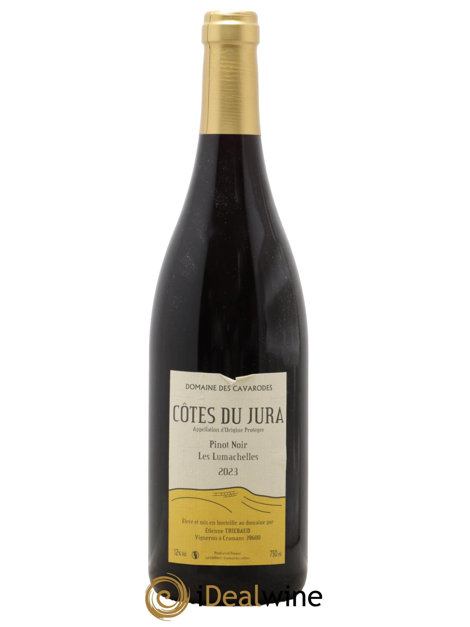 Côtes du Jura Pinot Noir Les Lumachelles Cavarodes (Domaine des) - Etienne Thiébaud 2023 - Lot de 1 bouteille - 0