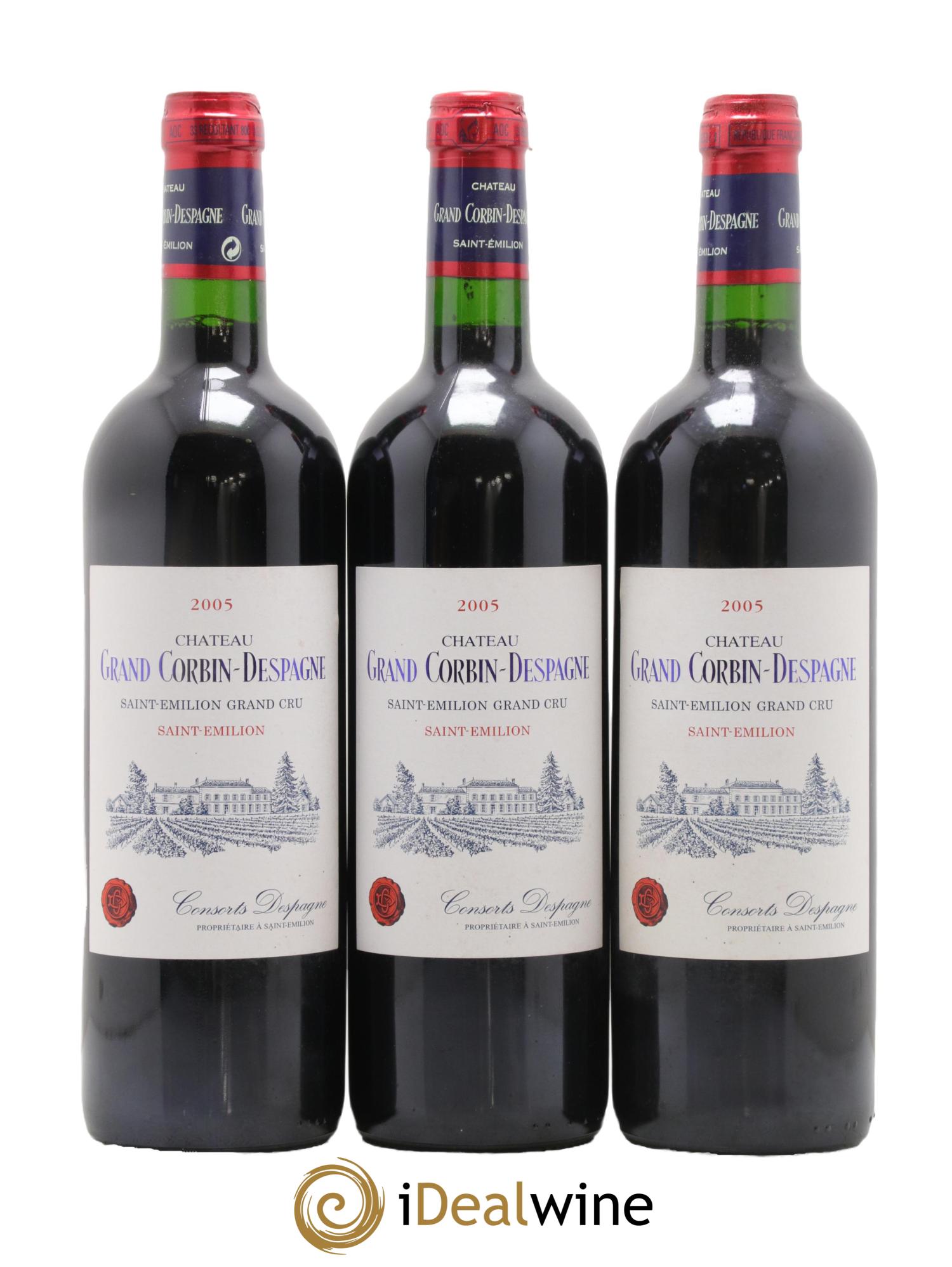 Château Grand Corbin Despagne Grand Cru Classé 2005 - Lot de 6 bouteilles - 2