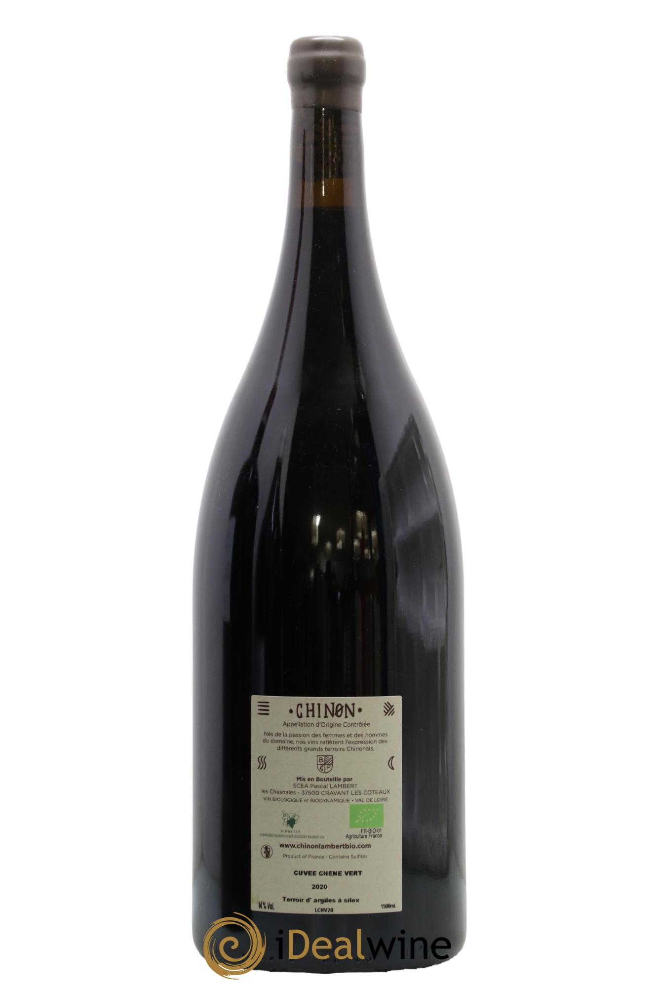 Chinon Cuvée Chêne Vert Domaine Lambert 2020 - Lotto di 1 magnum - 1