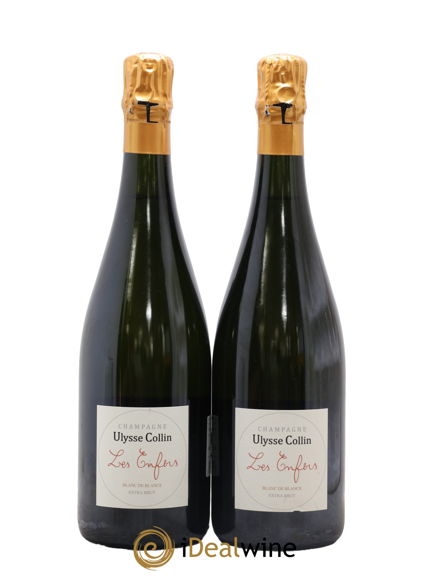 Les Enfers Blanc de Blancs Extra-Brut Ulysse Collin - Posten von 2 Flaschen - 0