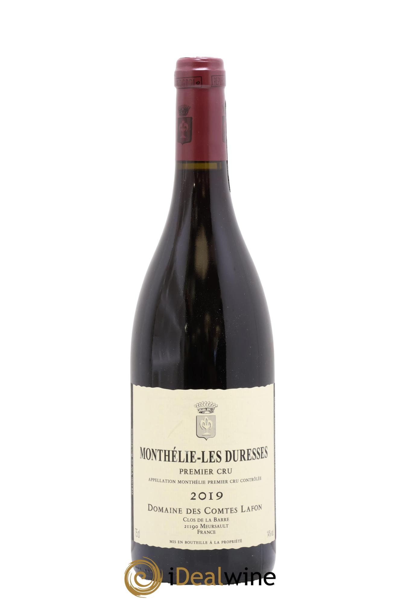 Monthélie 1er Cru Les Duresses Comtes Lafon (Domaine des) 2019 - Posten von 1 Flasche - 0