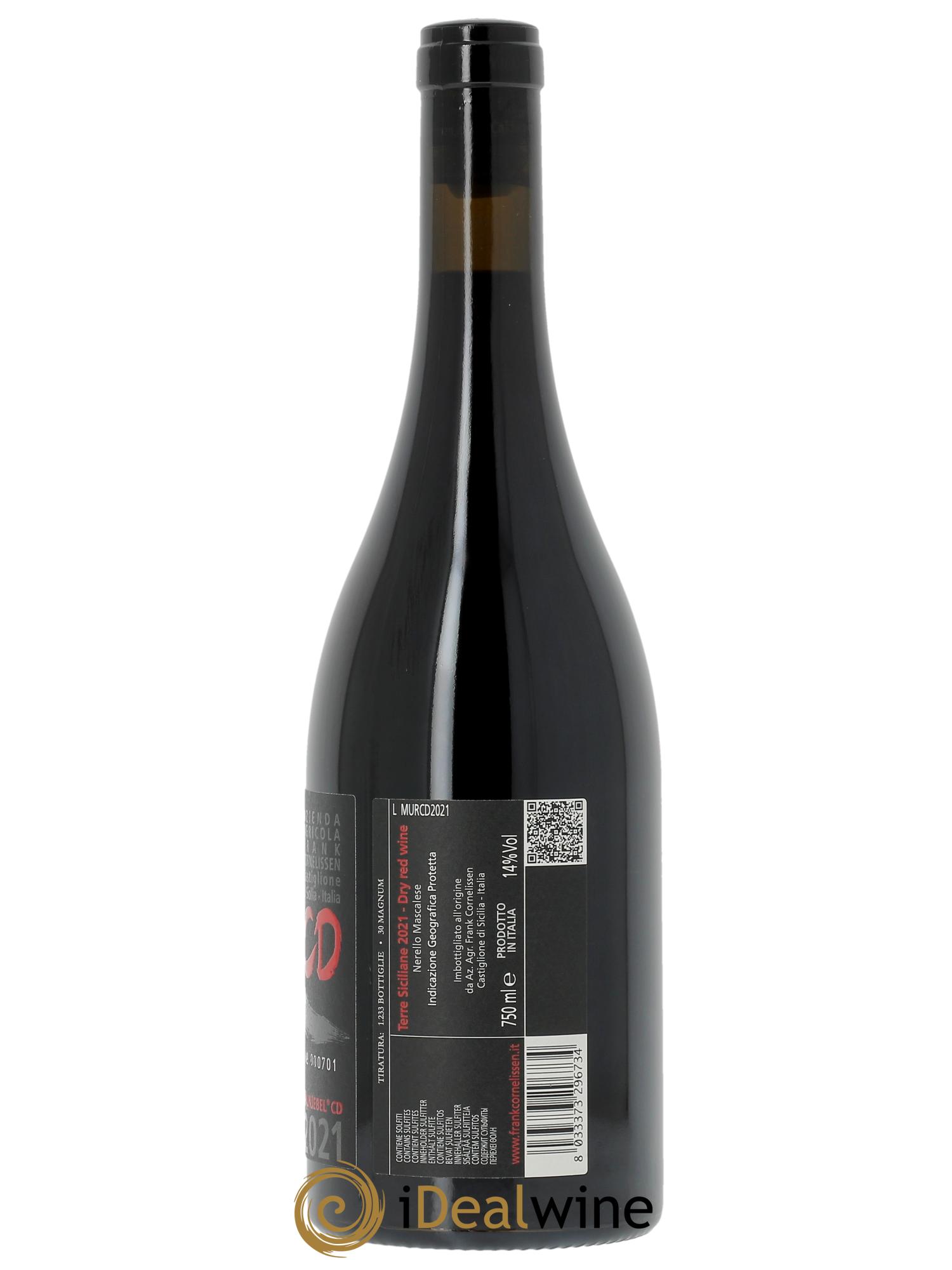 Terre Siciliane IGT Frank Cornelissen Munjebel CD 2021 - Posten von 1 Flasche - 1