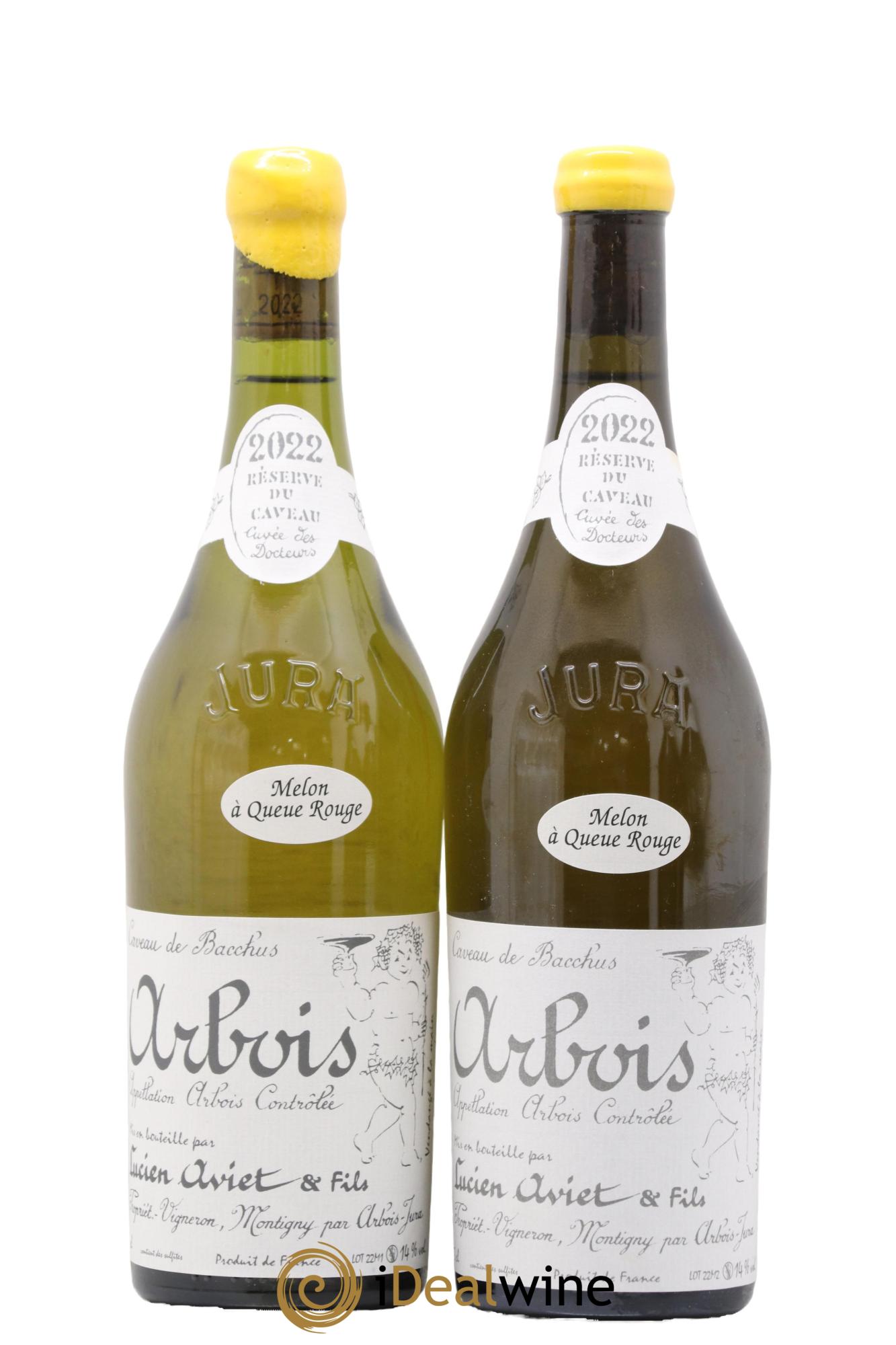 Arbois Melon à Queue Rouge Cuvée des Docteurs Lucien Aviet (Domaine) 2022 - Lot de 2 bouteilles - 0