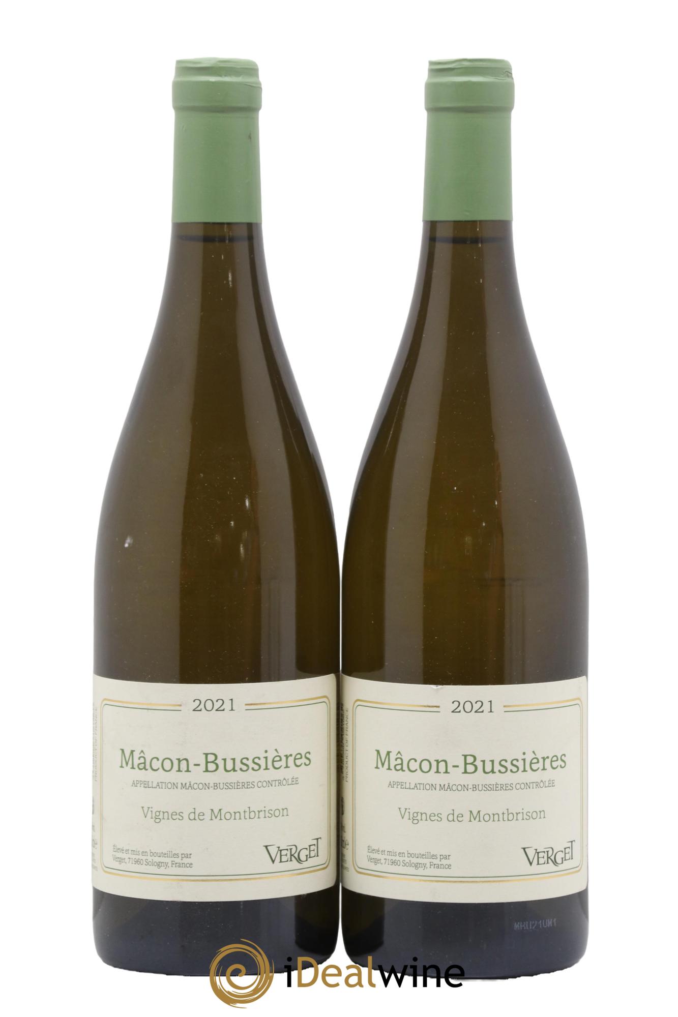 Mâcon-Bussières Vignes de Montbrison Verget 2021 - Lot de 2 bouteilles - 0