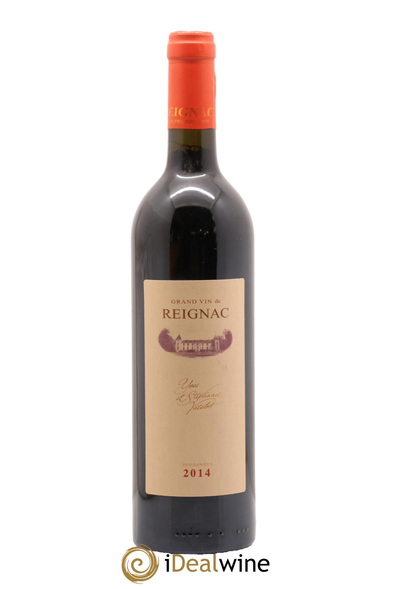 Grand vin de Reignac 2014 - Lot de 1 bouteille - 0