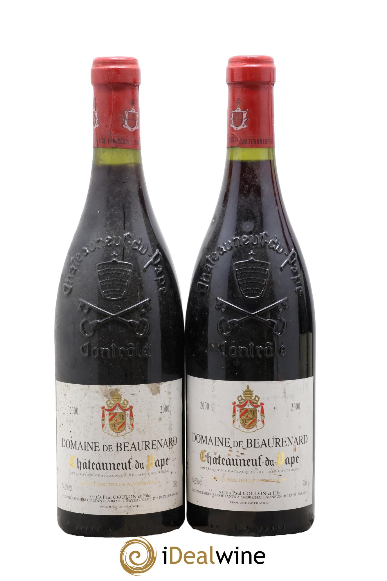 Châteauneuf-du-Pape Beaurenard (Domaine de) 2000 - Posten von 2 Flaschen - 0