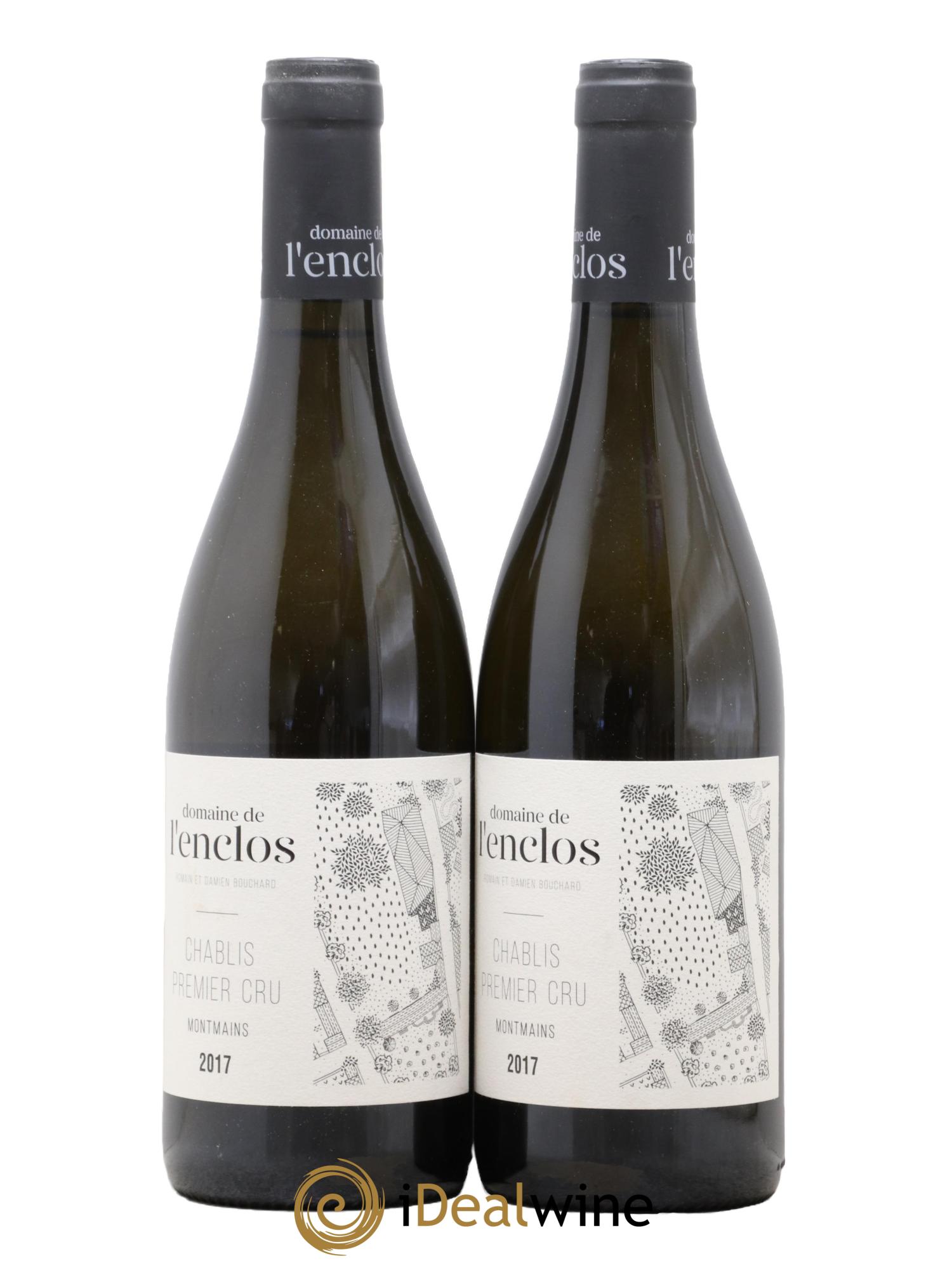 Chablis 1er Cru Montmains Domaine de l'Enclos 2017 - Lot de 2 bouteilles - 0
