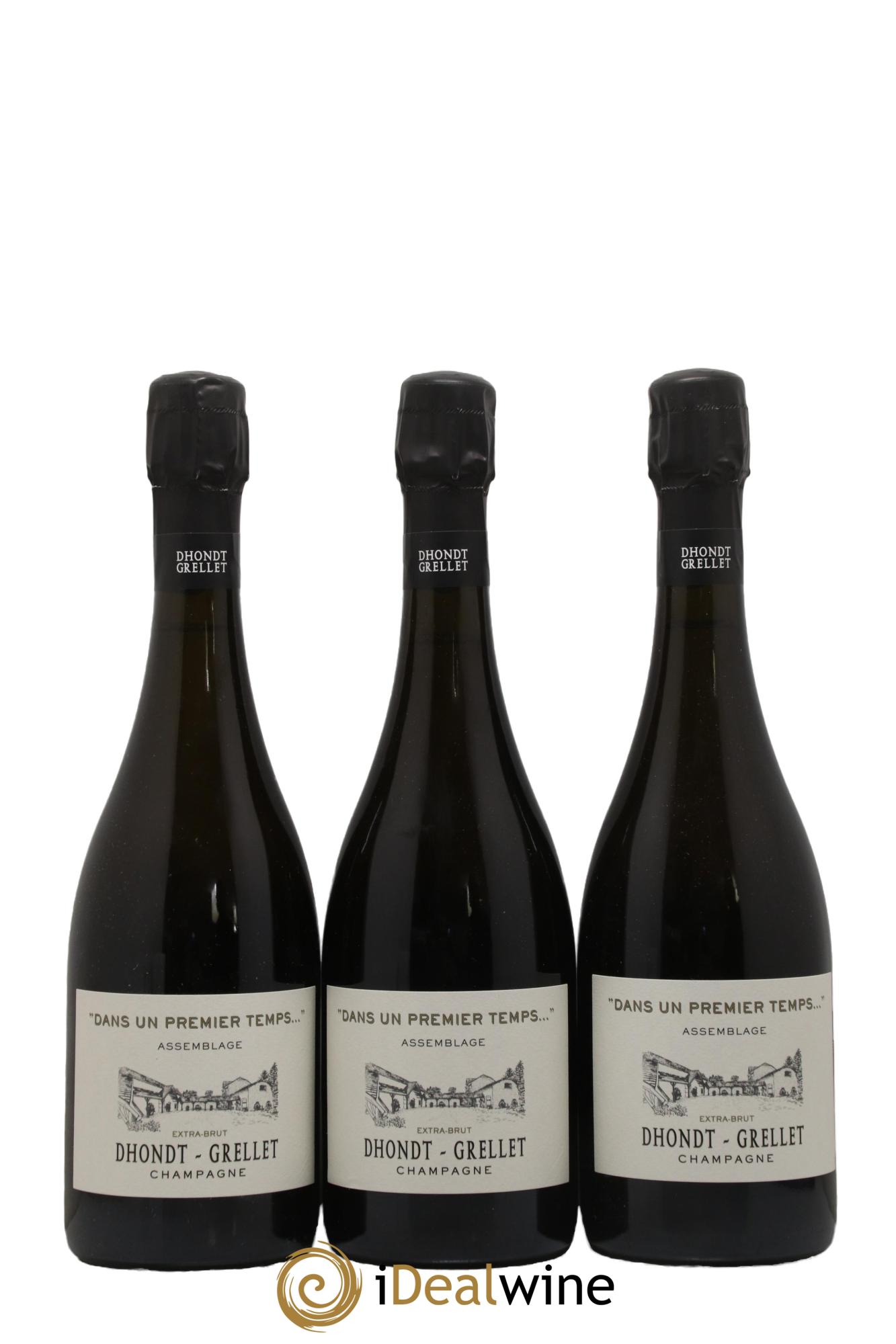 Dans un premier temps... Extra-Brut Dhondt Grellet - Lot of 3 bottles - 0