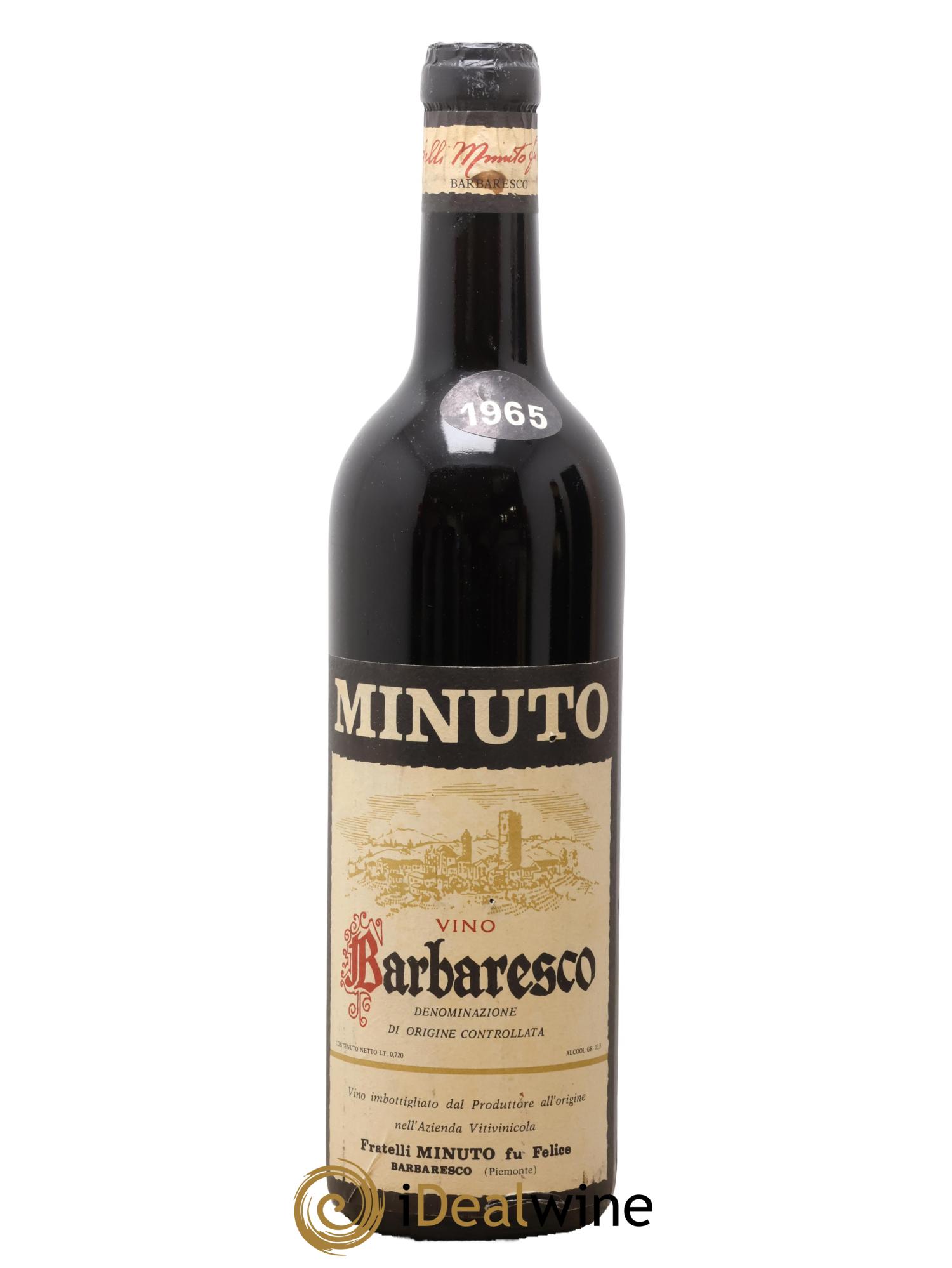 Barbaresco DOCG Minuto 1965 - Lot of 1 bottle - 0