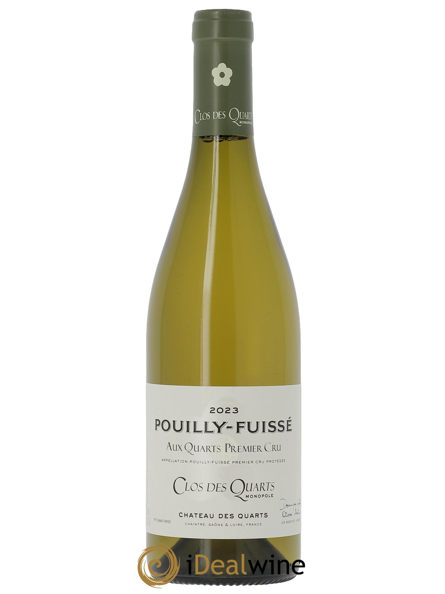 Pouilly-Fuissé 1er Cru Aux Quarts Clos des Quarts Monopole Château des Quarts 2023 - Lotto di 1 bottiglia - 0