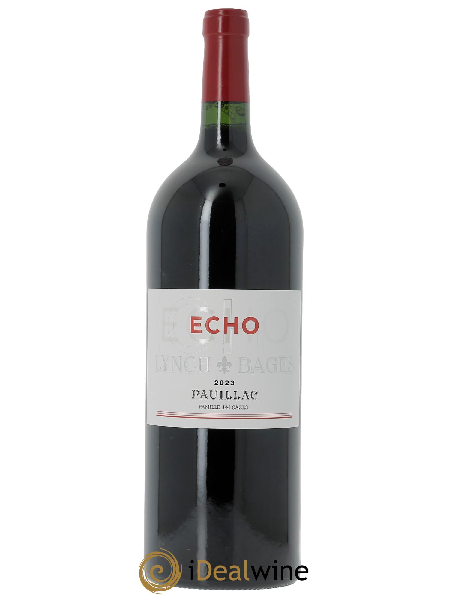 Echo de Lynch Bages Second Vin (Original-holzkiste ab 3 Mag.) 2023 - Posten von 1 Magnum - 0