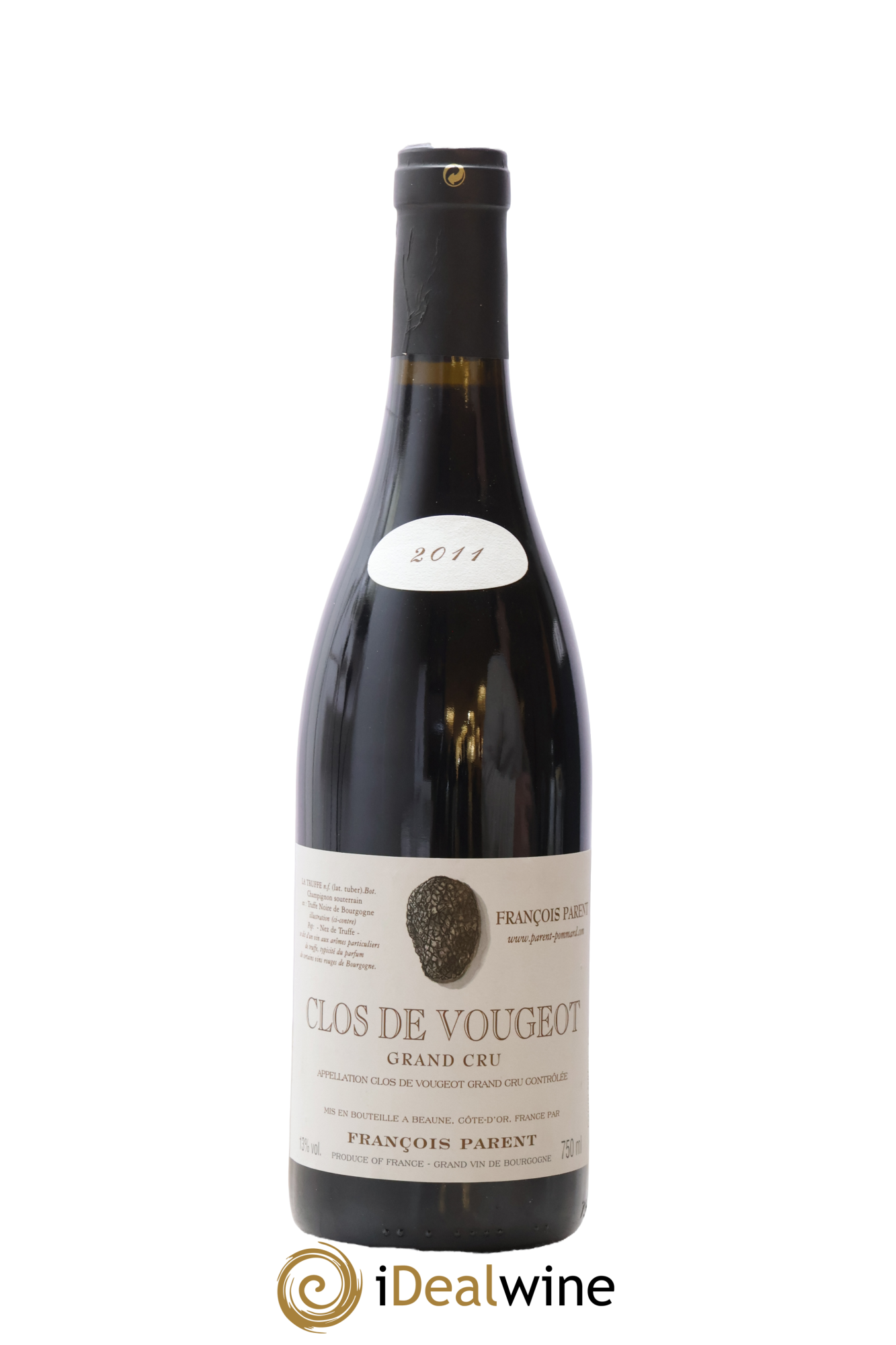 Clos de Vougeot Grand Cru François Parent 2011 - Lot de 1 bouteille - 0