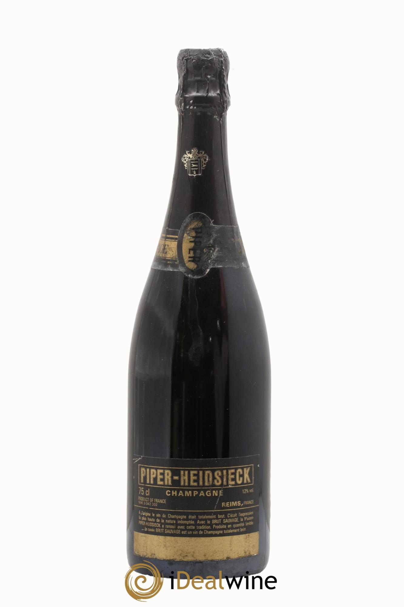Champagne Brut Sauvage Piper Heidsieck 1979 - Lotto di 1 bottiglia - 1