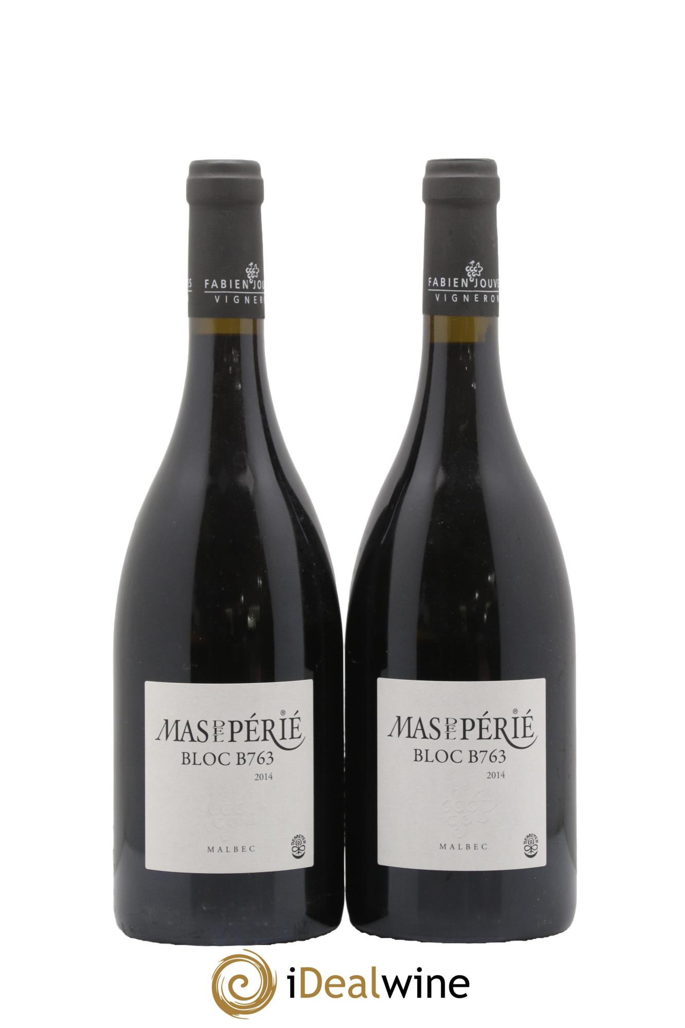Cahors Mas Del Périé Bloc B763 Fabien Jouves 2014 - Lot de 2 bouteilles - 0