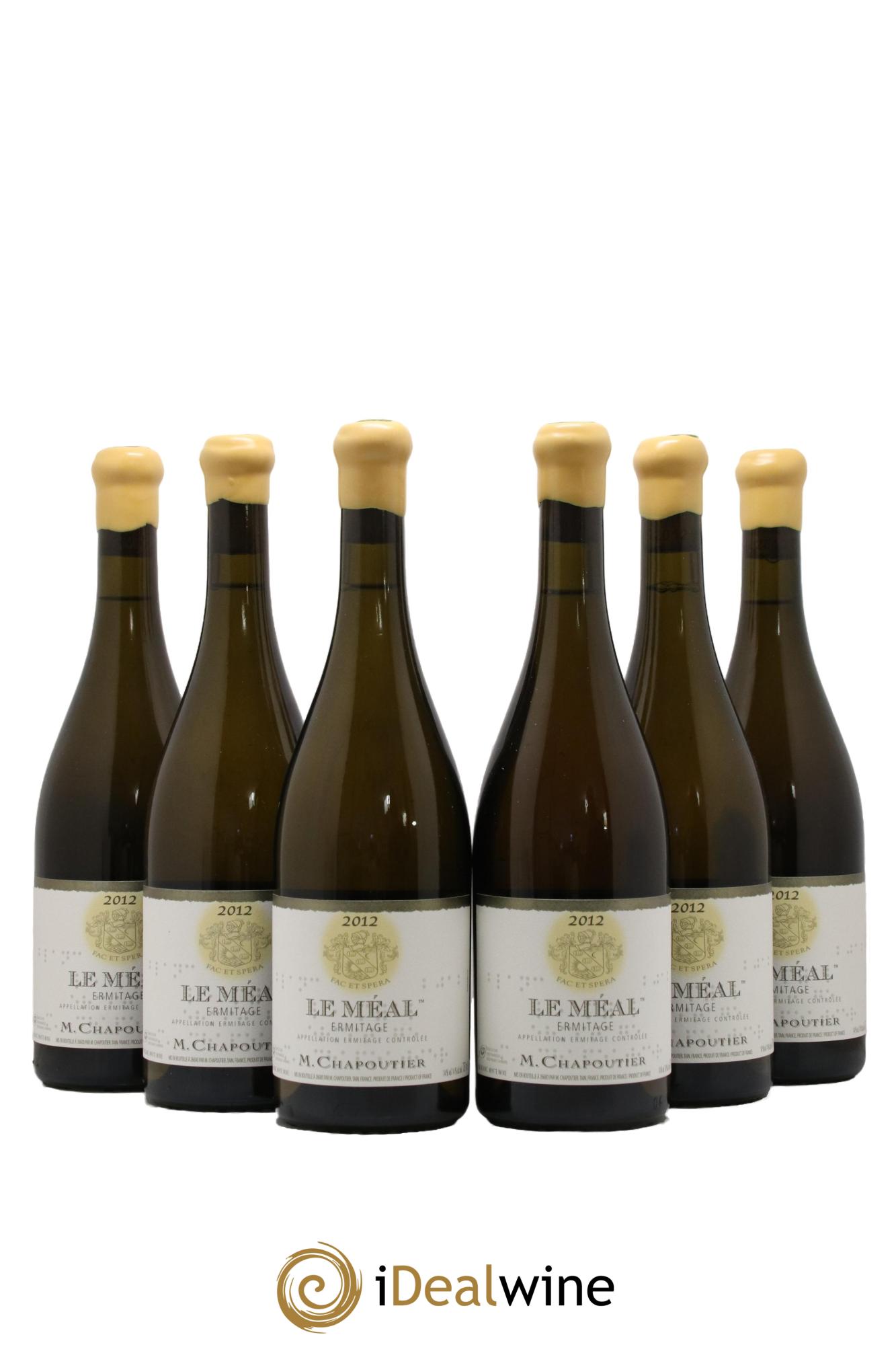 Hermitage Ermitage Le Méal Chapoutier 2012 - Lot de 6 bouteilles - 0