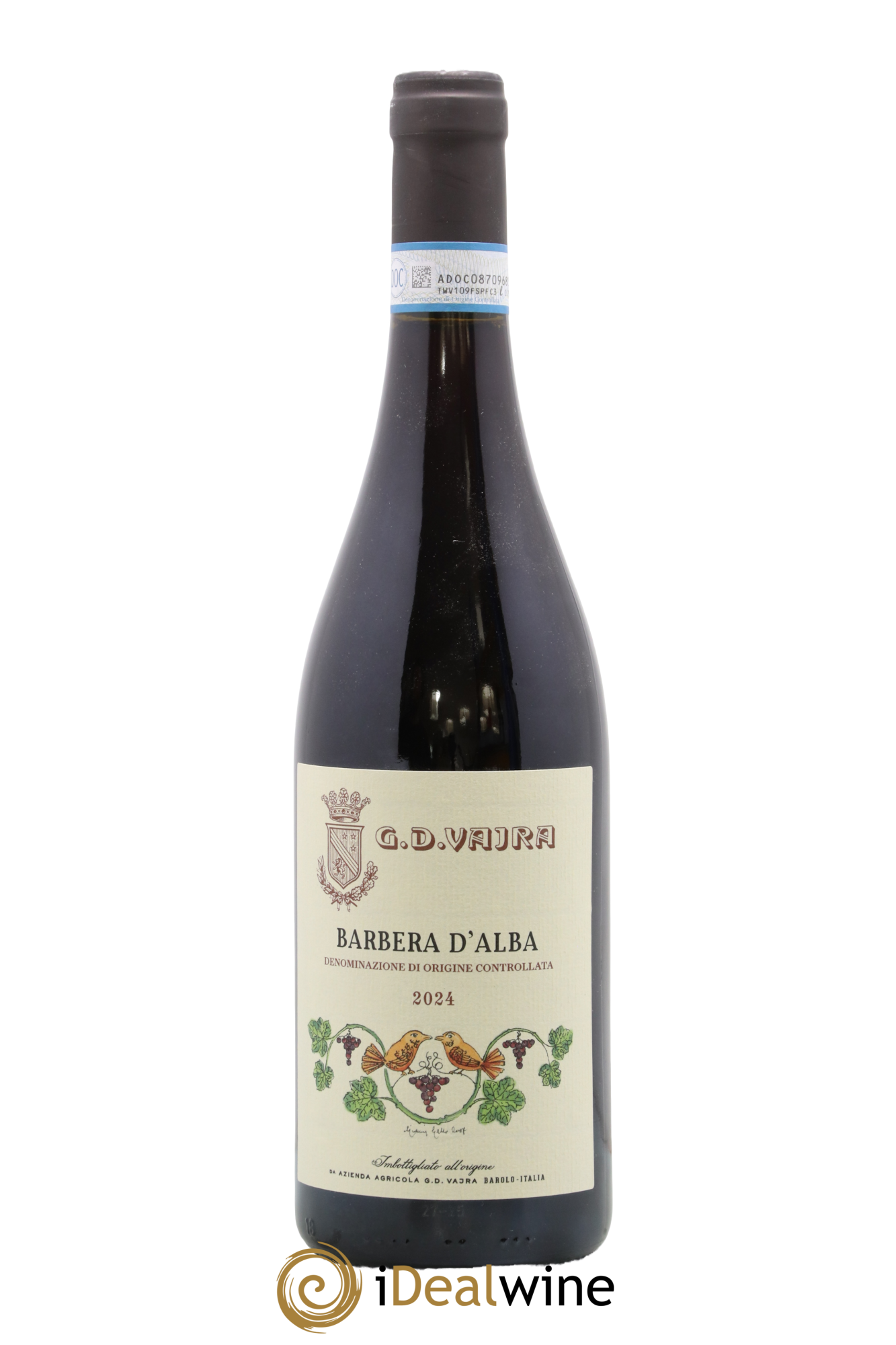 Barbera d'Alba DOC Superiore G.D Vajra 2024 - Lotto di 1 bottiglia - 0