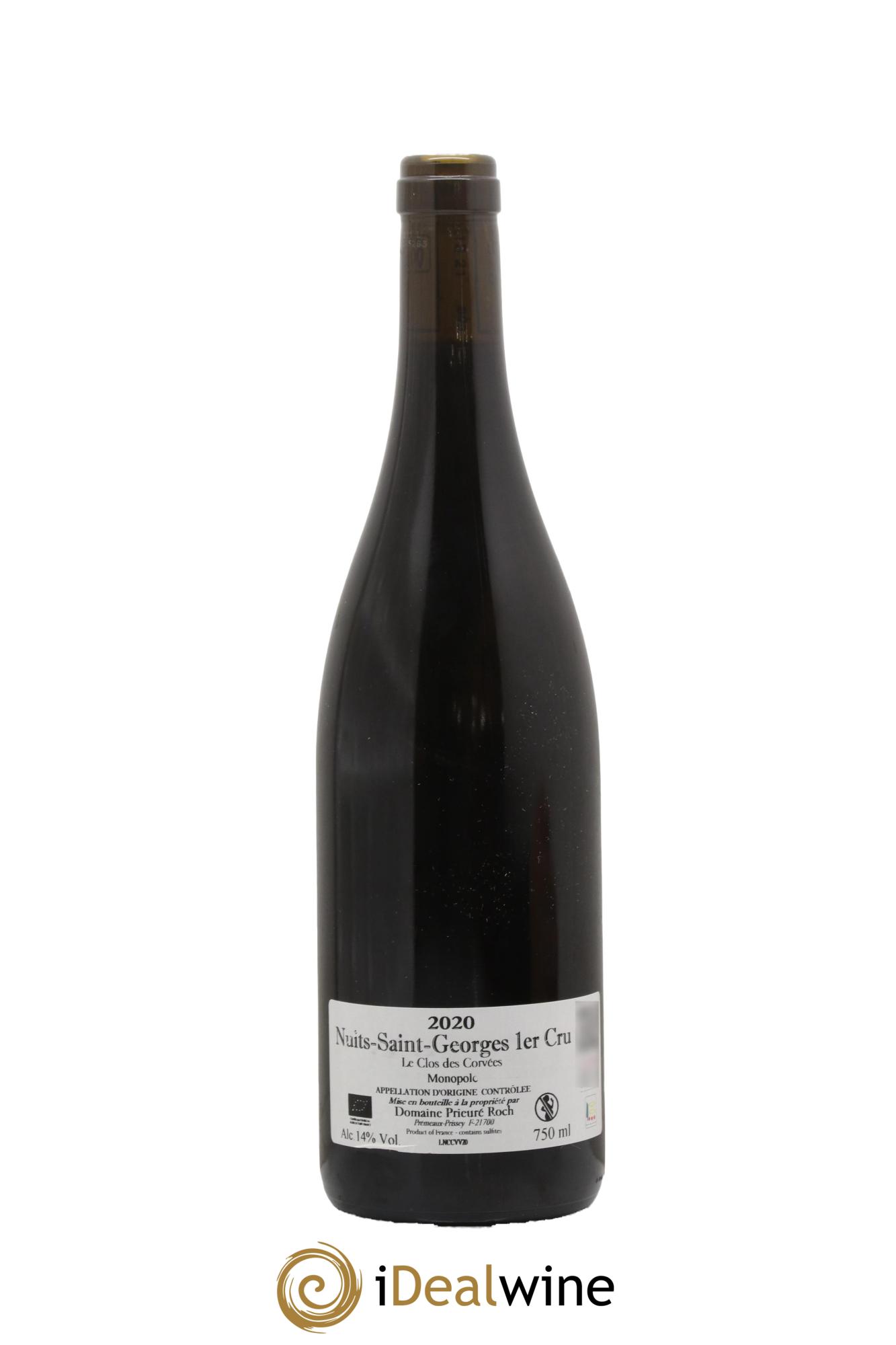 Nuits-Saint-Georges 1er Cru Le Clos des Corvées Prieuré Roch 2020 - Lot of 1 bottle - 1