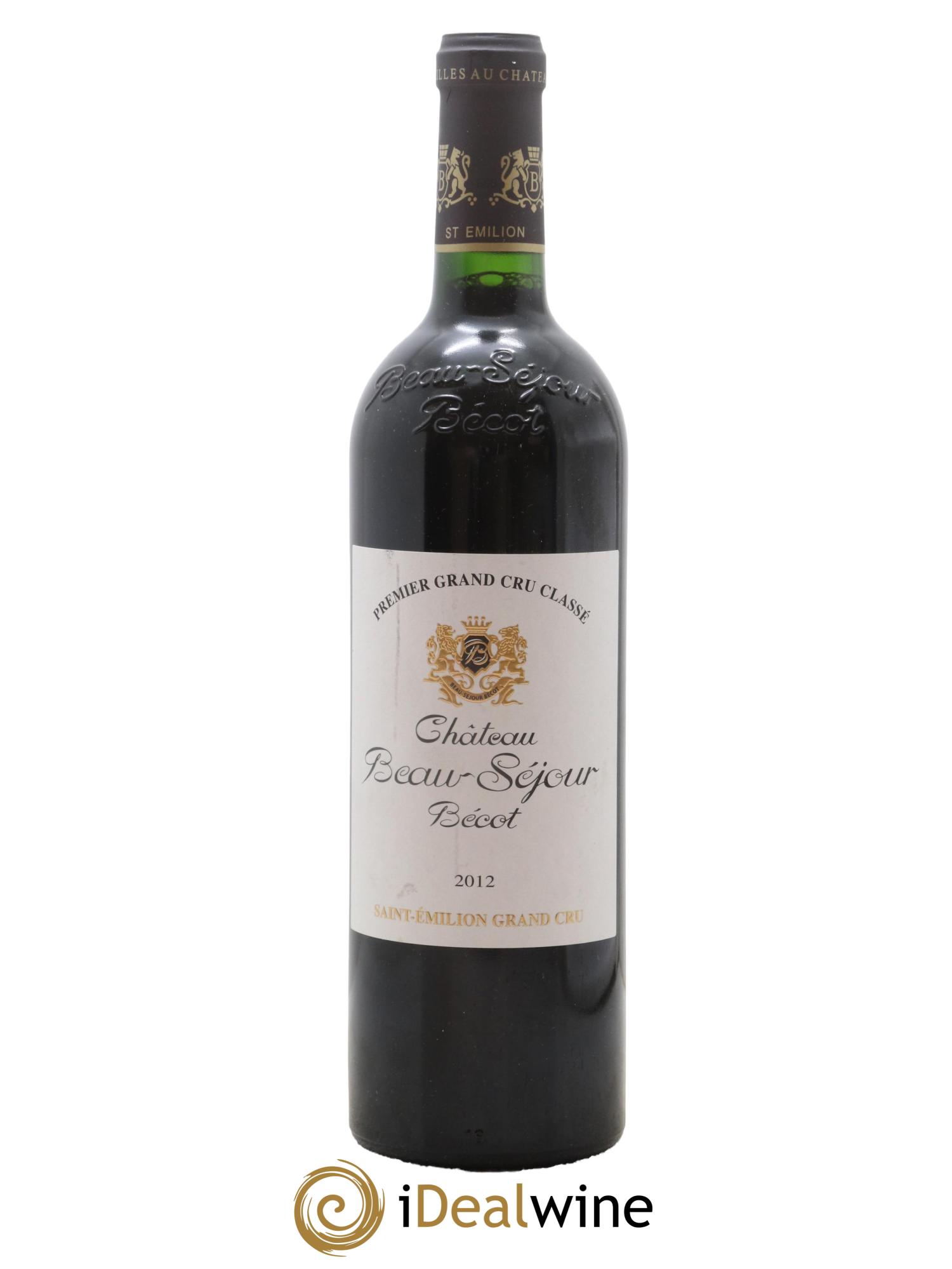 Château Beau-Séjour Bécot 1er Grand Cru Classé B 2012 - Lot de 1 bouteille - 0