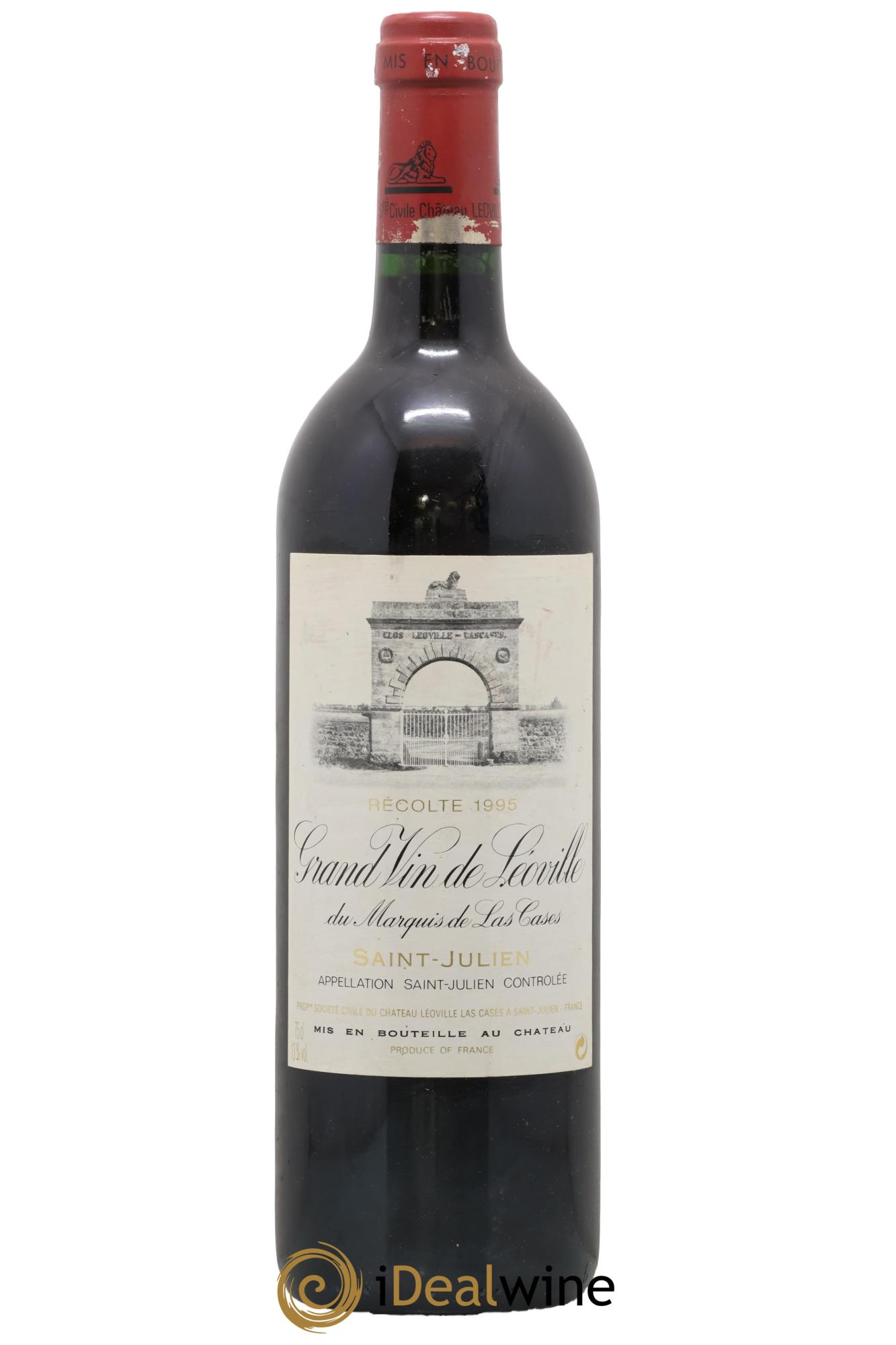 Château Léoville Las Cases 2ème Grand Cru Classé 1995 - Lot de 1 bouteille - 0