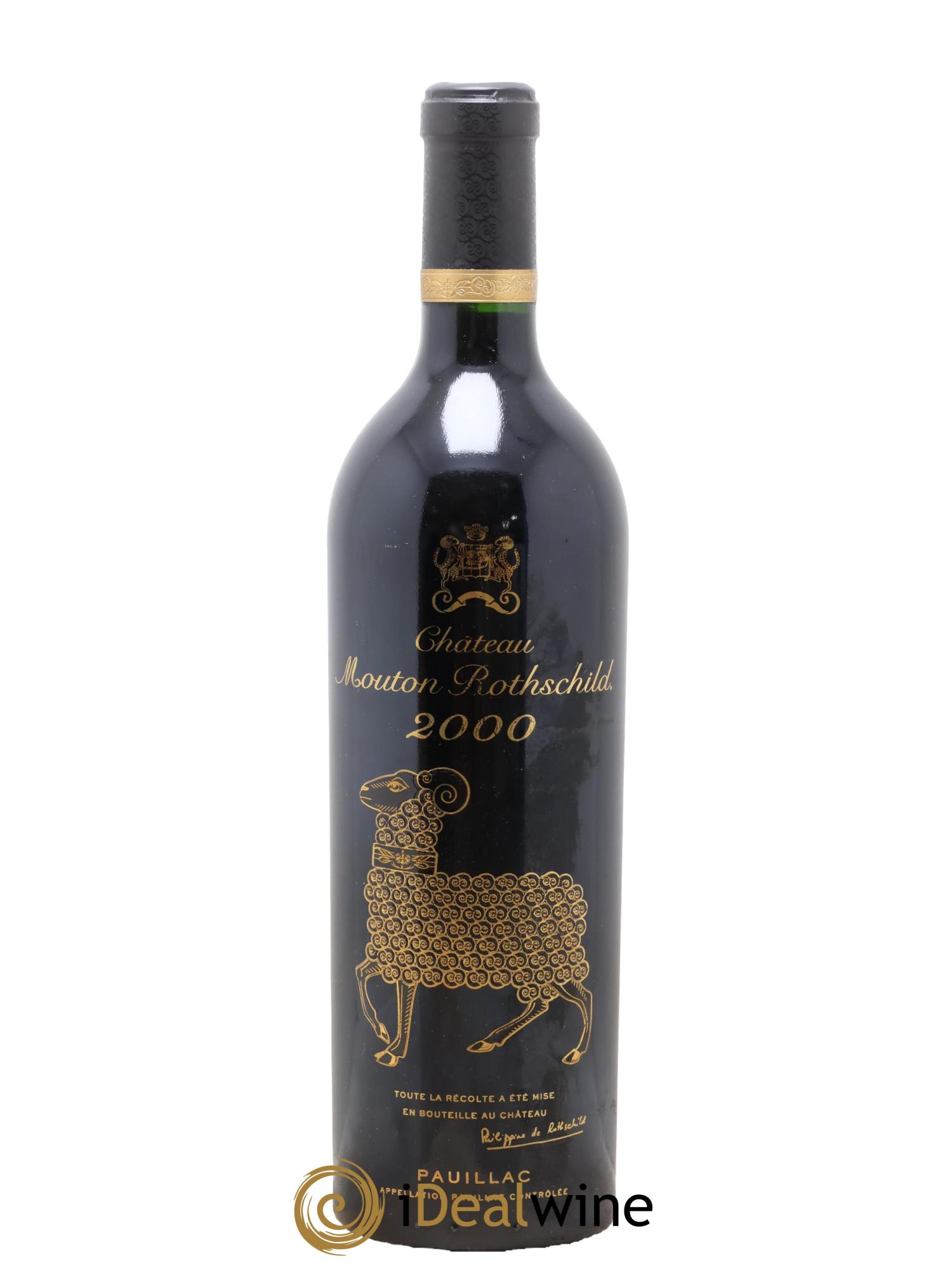 Château Mouton Rothschild 1er Grand Cru Classé 2000 - Lotto di 1 bottiglia - 0