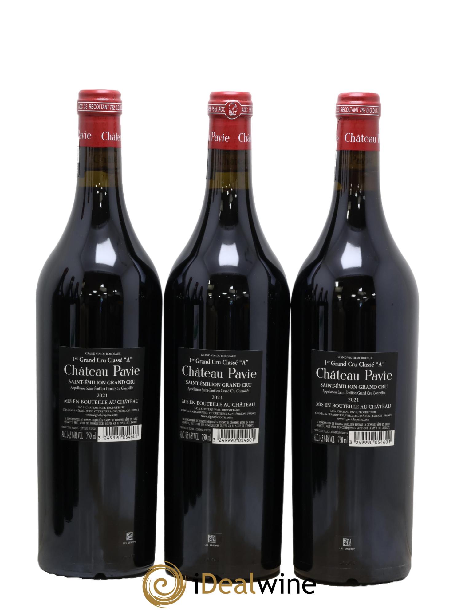 Château Pavie 1er Grand Cru Classé A 2021 - Lot de 6 bouteilles - 2