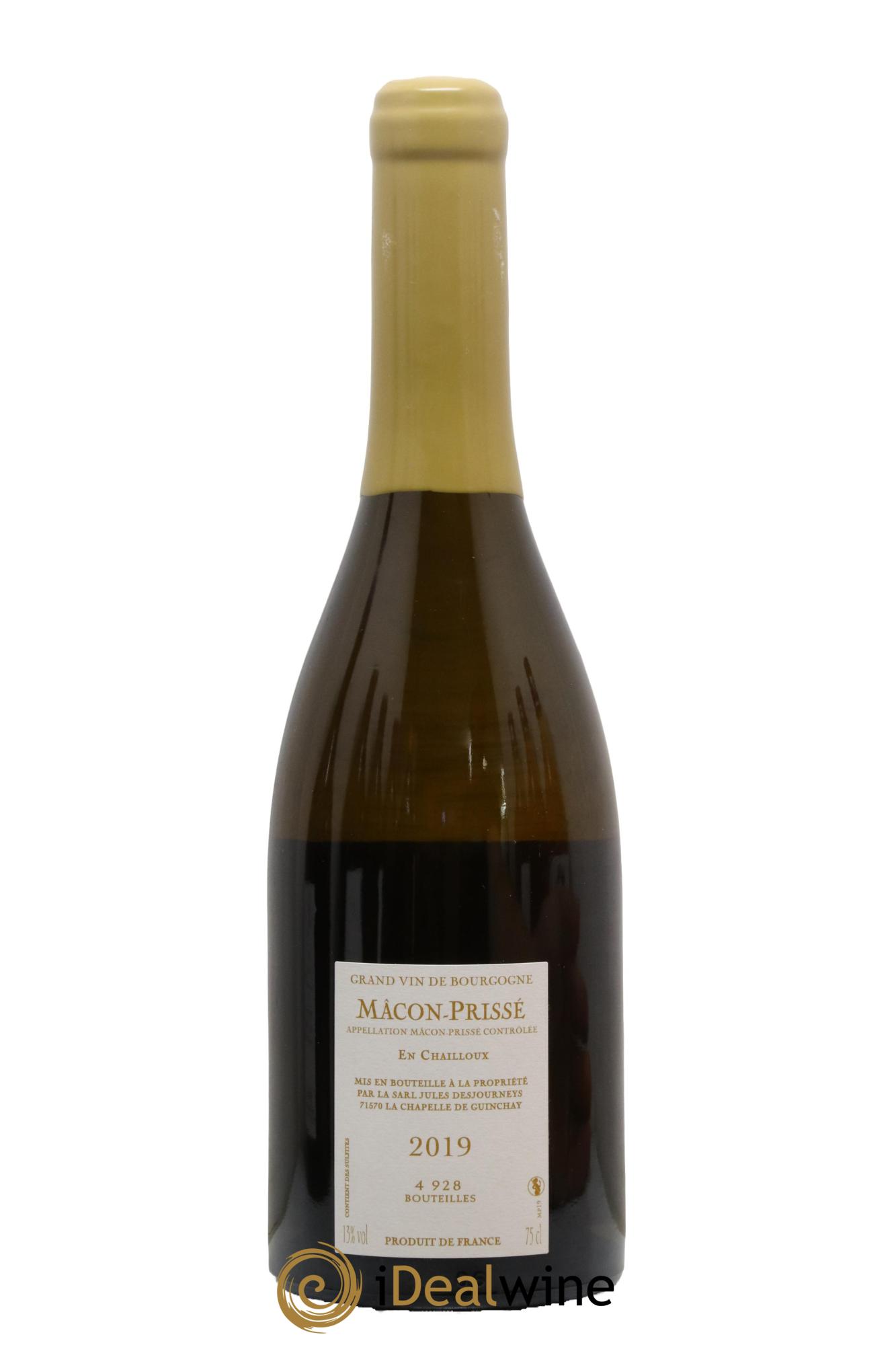 Mâcon-Prissé En Chailloux Jules Desjourneys 2019 - Lotto di 1 bottiglia - 1