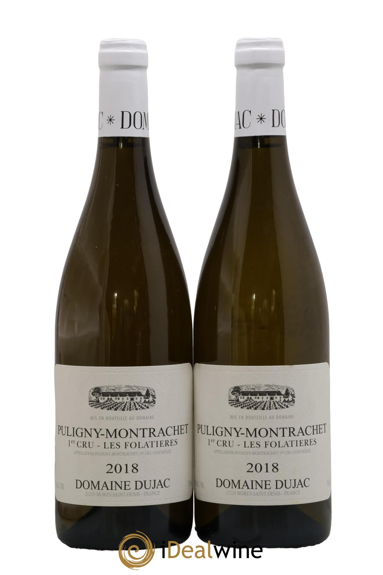 Puligny-Montrachet 1er Cru Les Folatières Dujac (Domaine) 2018 - Lot de 2 bouteilles - 0