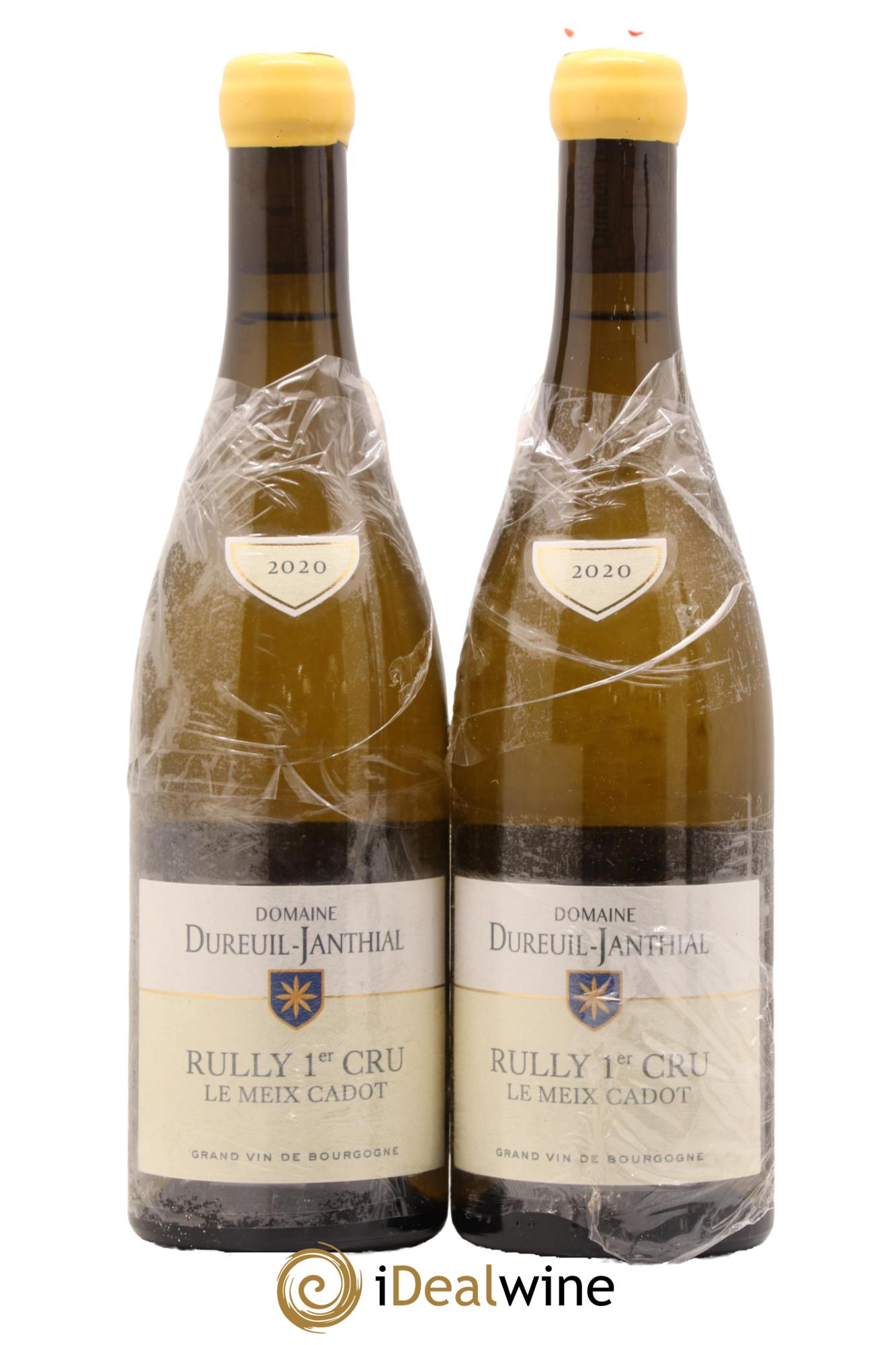 Rully 1er Cru Le Meix Cadot Vincent Dureuil-Janthial 2020 - Lot de 2 bouteilles - 0