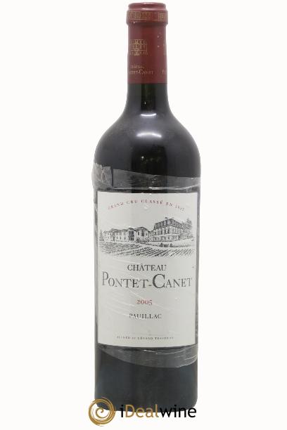Château Pontet Canet 5ème Grand Cru Classé 2005 - Posten von 1 Flasche - 0