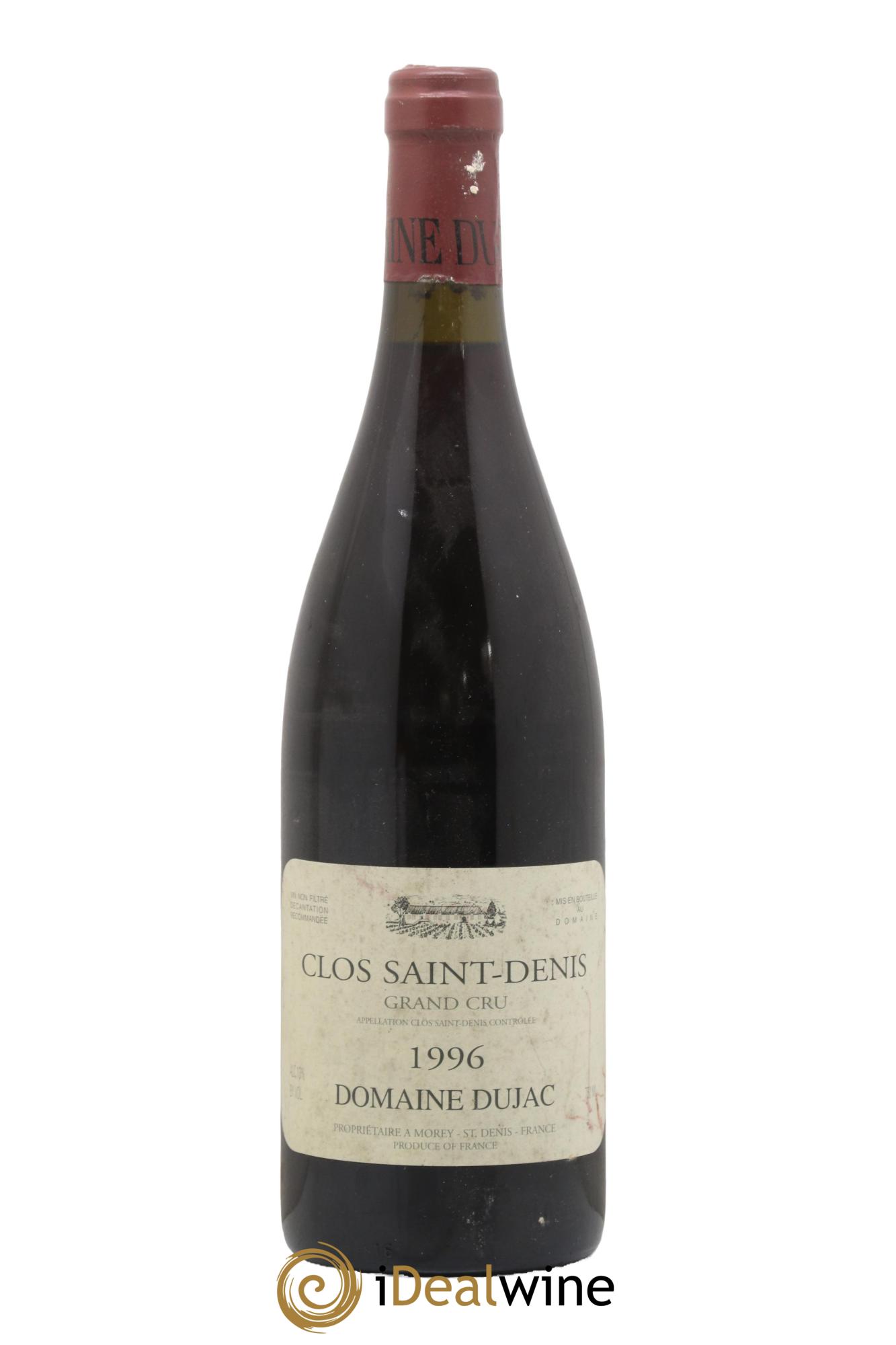 Clos Saint-Denis Grand Cru Dujac (Domaine) 1996 - Lot of 1 bottle - 0