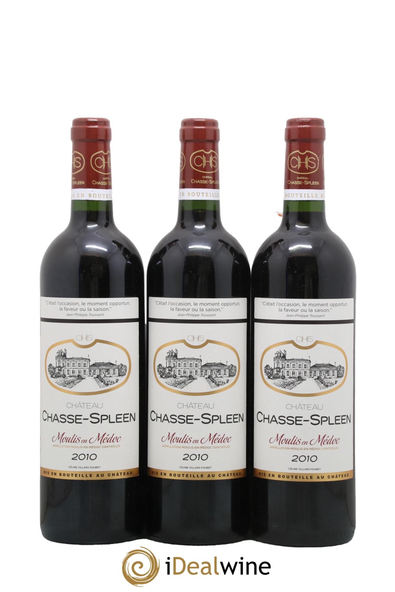 Château Chasse Spleen 2010 - Lot de 6 bouteilles - 2