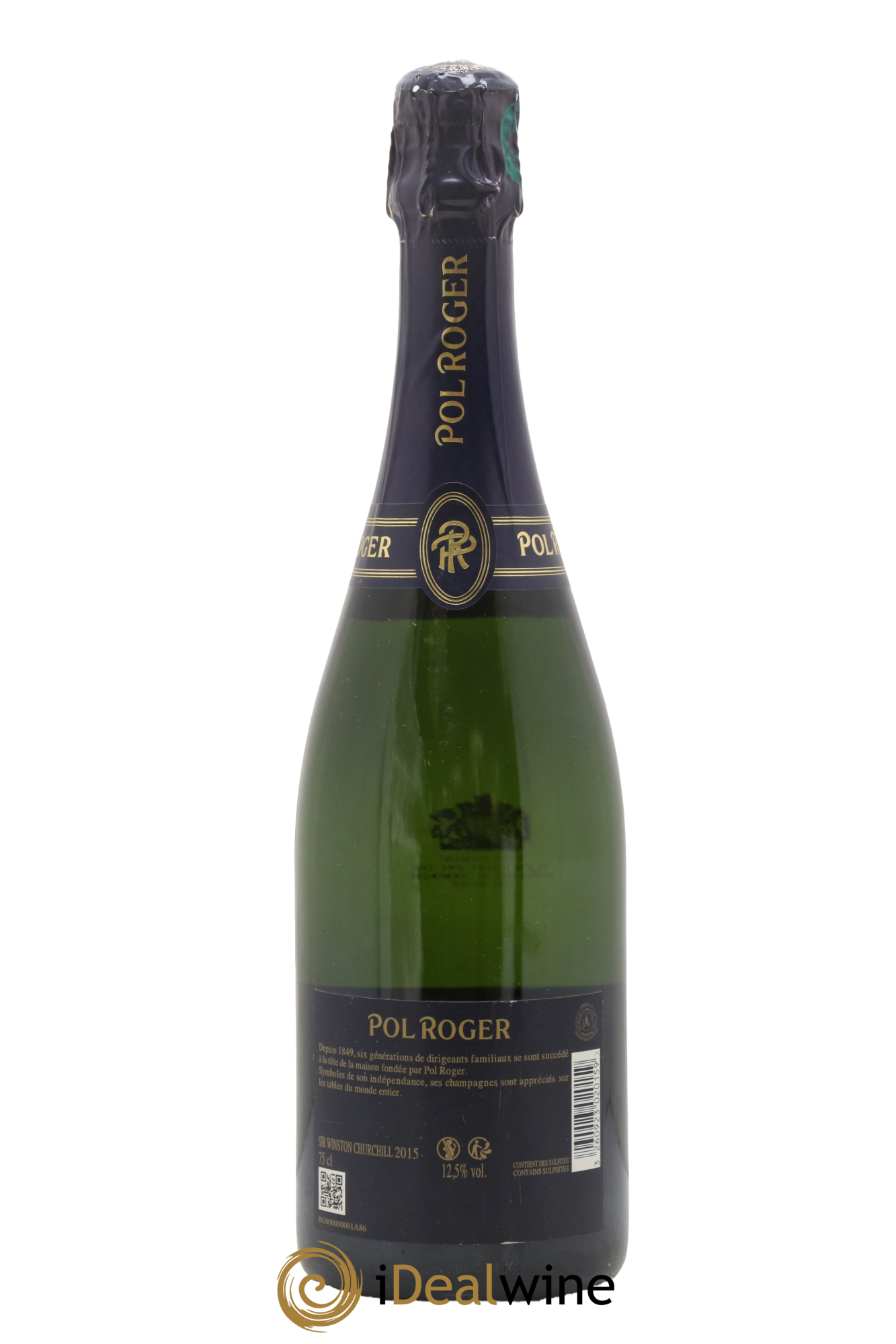 Cuvée Winston Churchill Pol Roger 2015 - Lot de 1 bouteille - 1