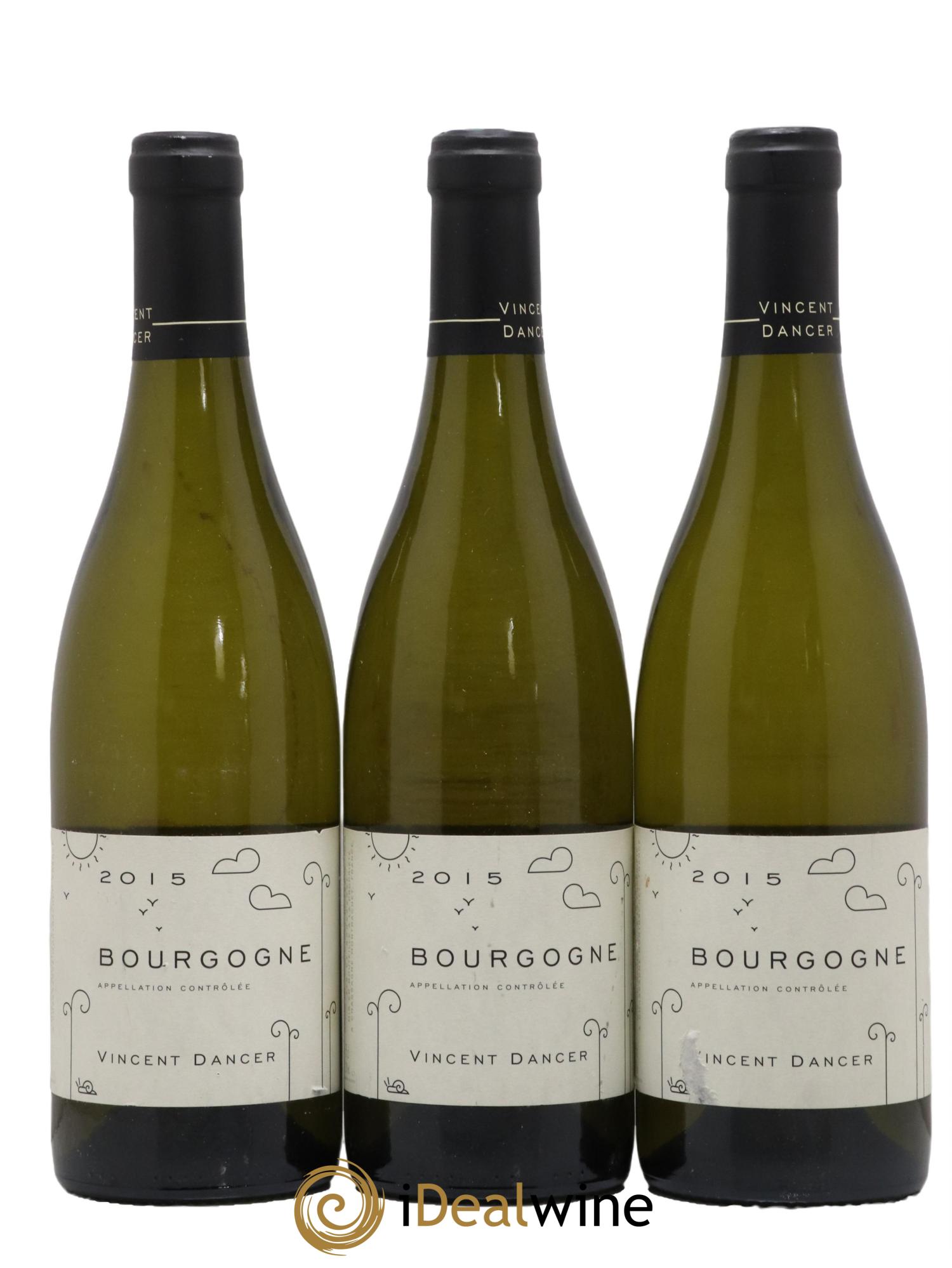 Bourgogne Vincent Dancer 2015 - Lot de 3 bouteilles - 0