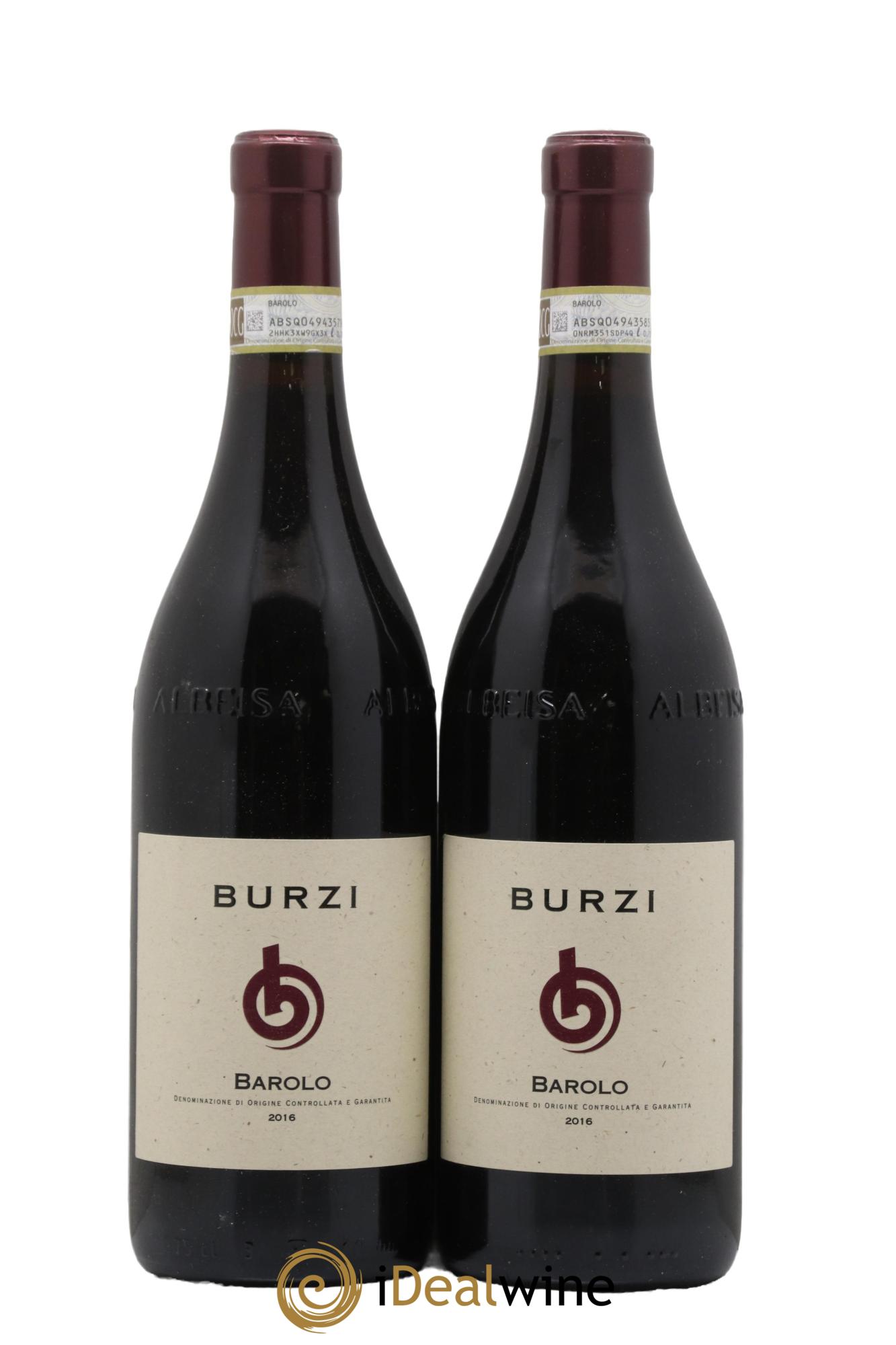 Barolo DOCG Alberto Burzi 2016 - Lot of 2 bottles - 0
