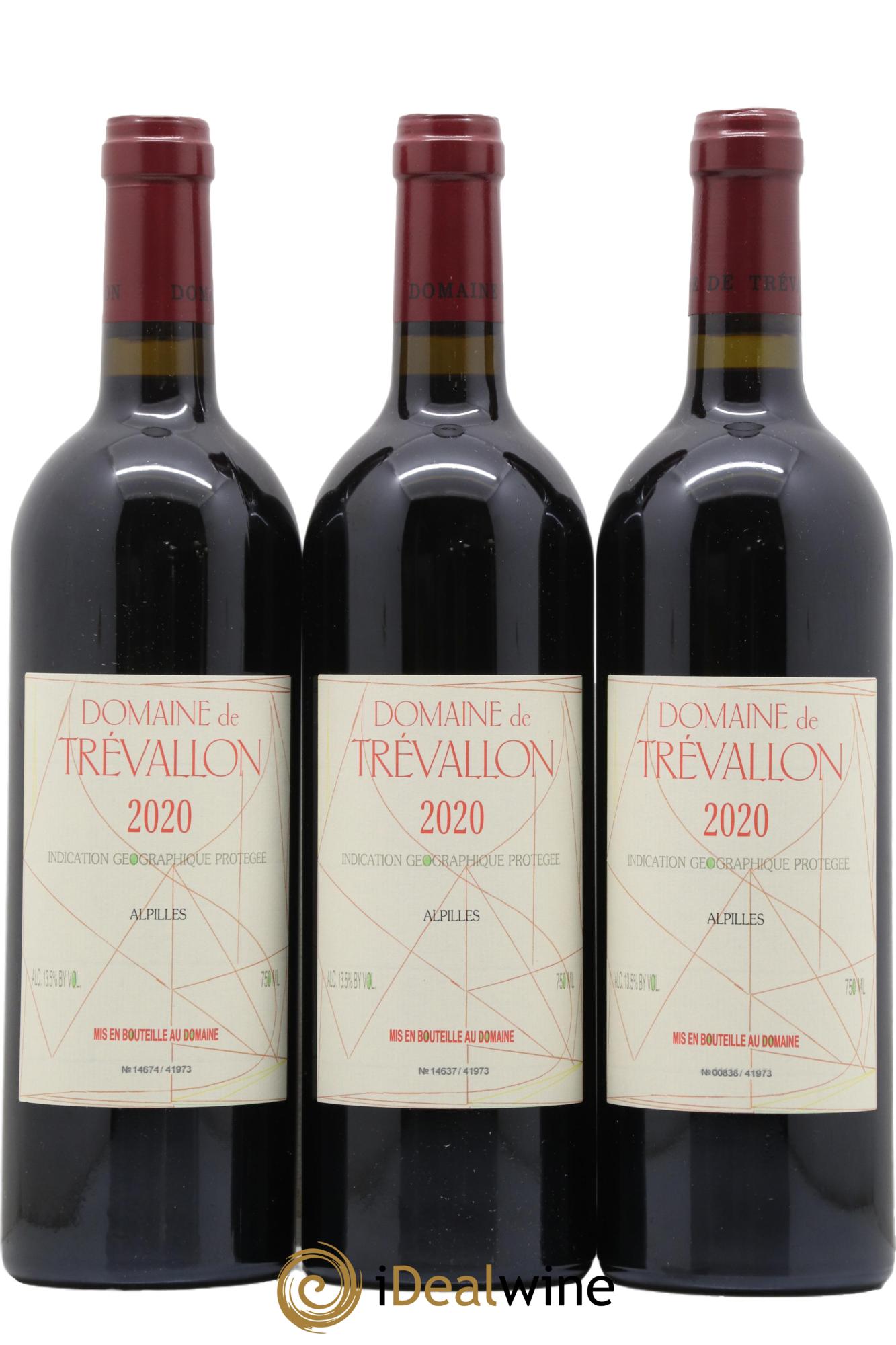 Alpilles Trévallon (Domaine de) Eloi Dürrbach 2020 - Lot de 3 bouteilles - 0
