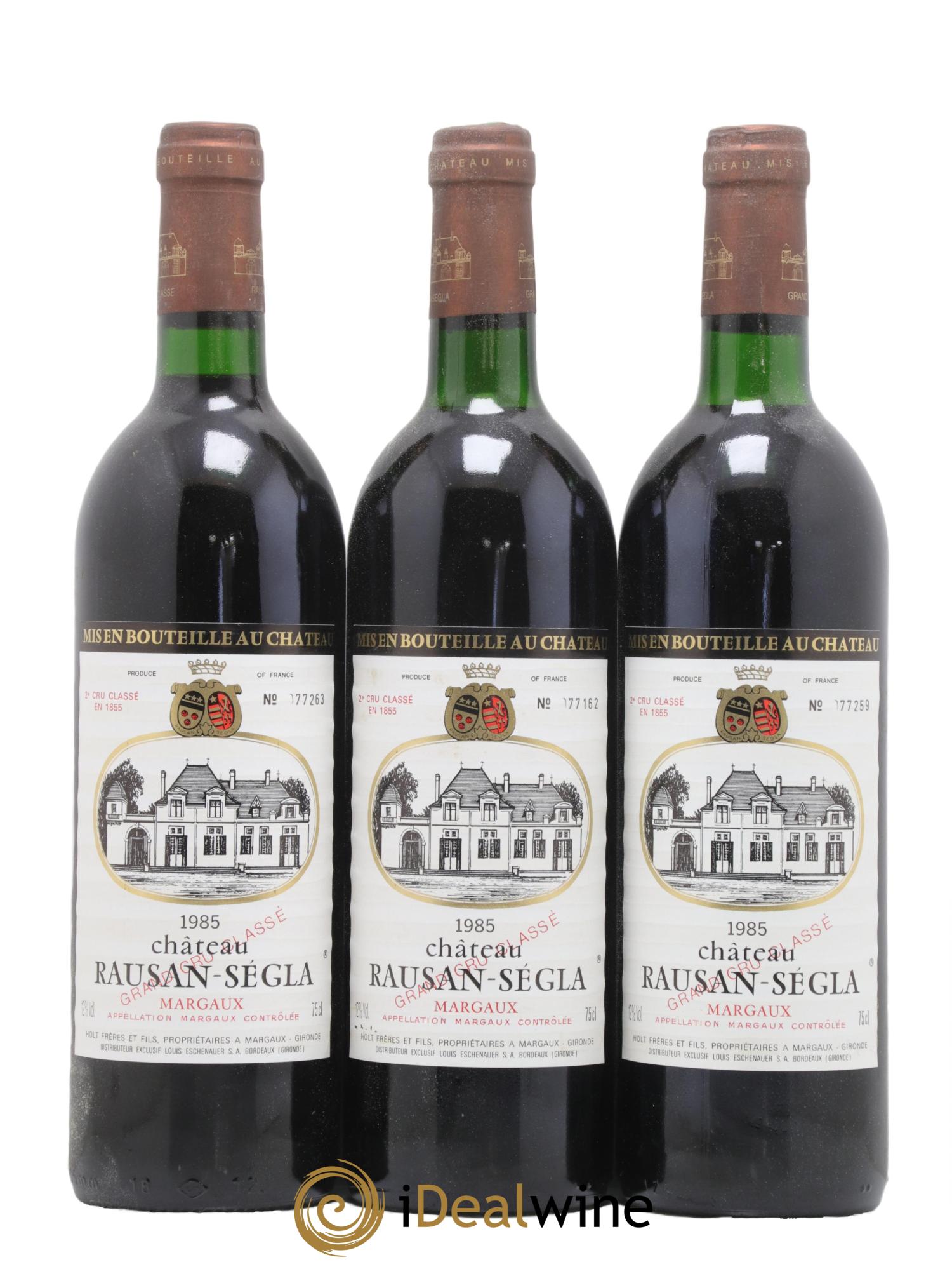Château Rauzan Ségla Grand Cru Classé 1985 - Lot de 12 bouteilles - 2