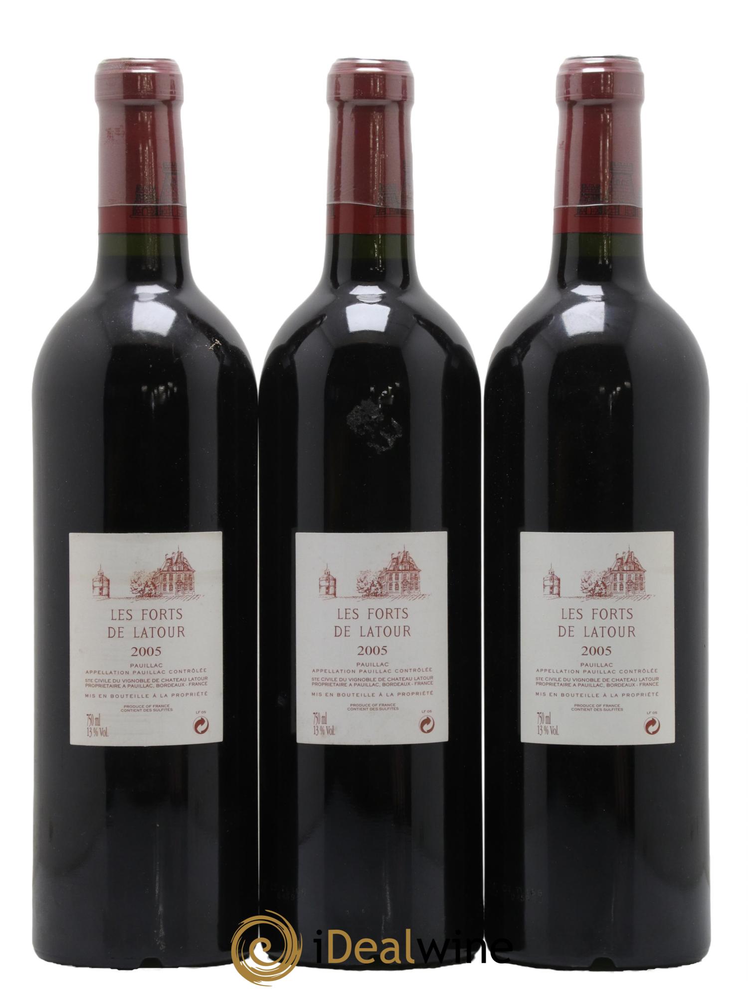 Les Forts de Latour Second Vin 2005 - Lot of 3 bottles - 1