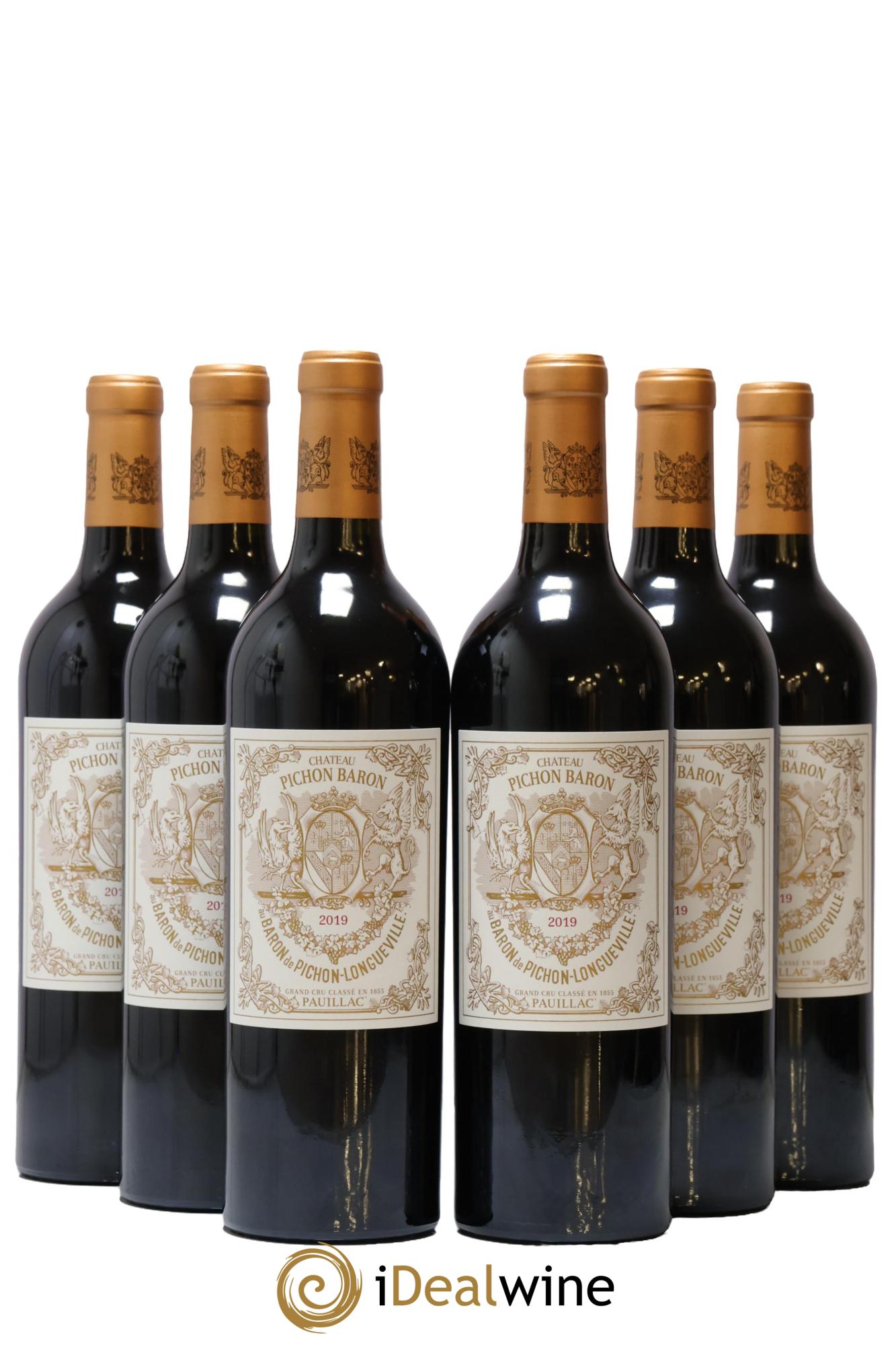 Pichon Longueville Baron 2ème Grand Cru Classé 2019 - Lot of 6 bottles - 0