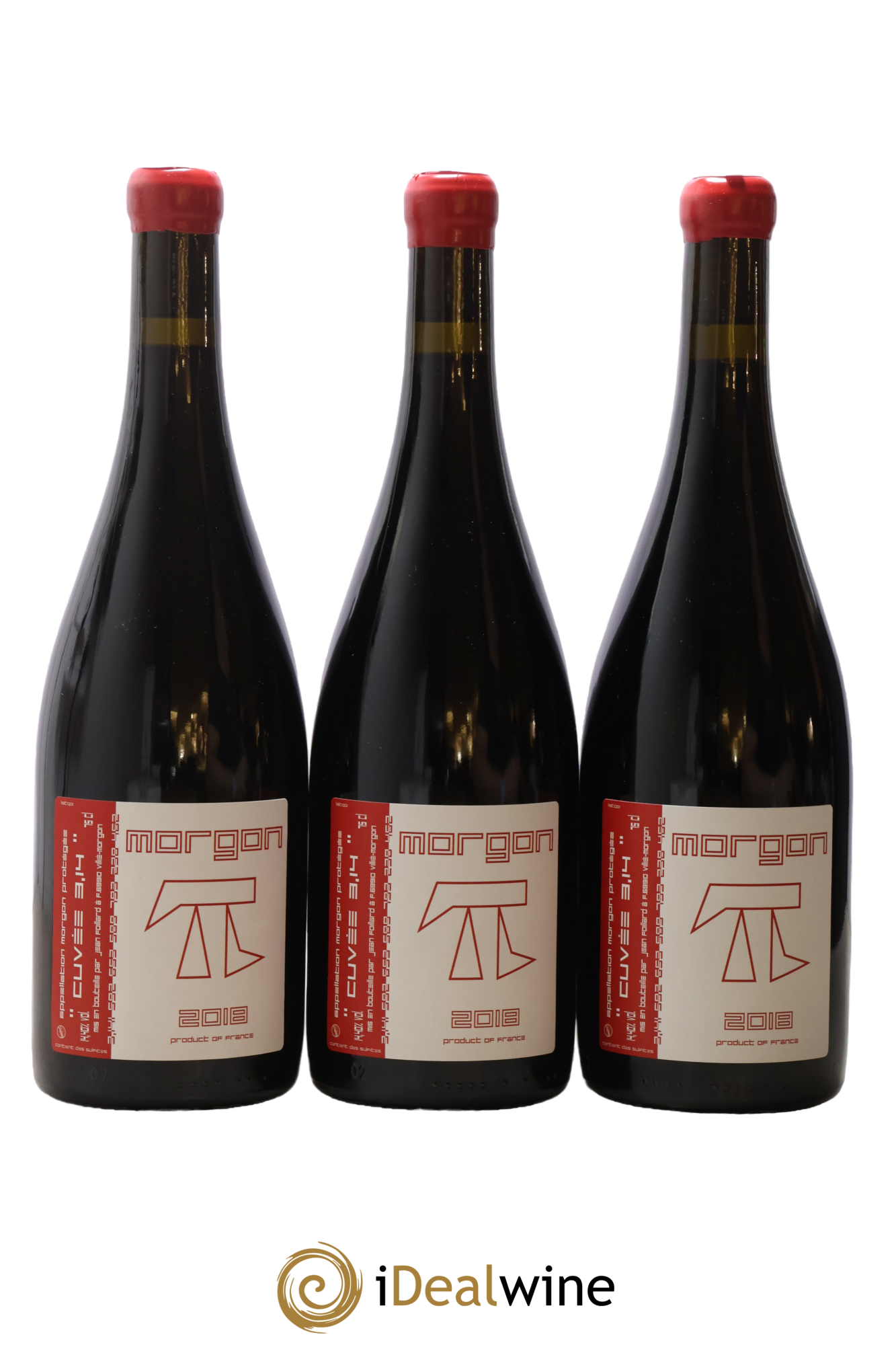 Morgon 3.14 Jean Foillard 2018 - Posten von 3 Flaschen - 0