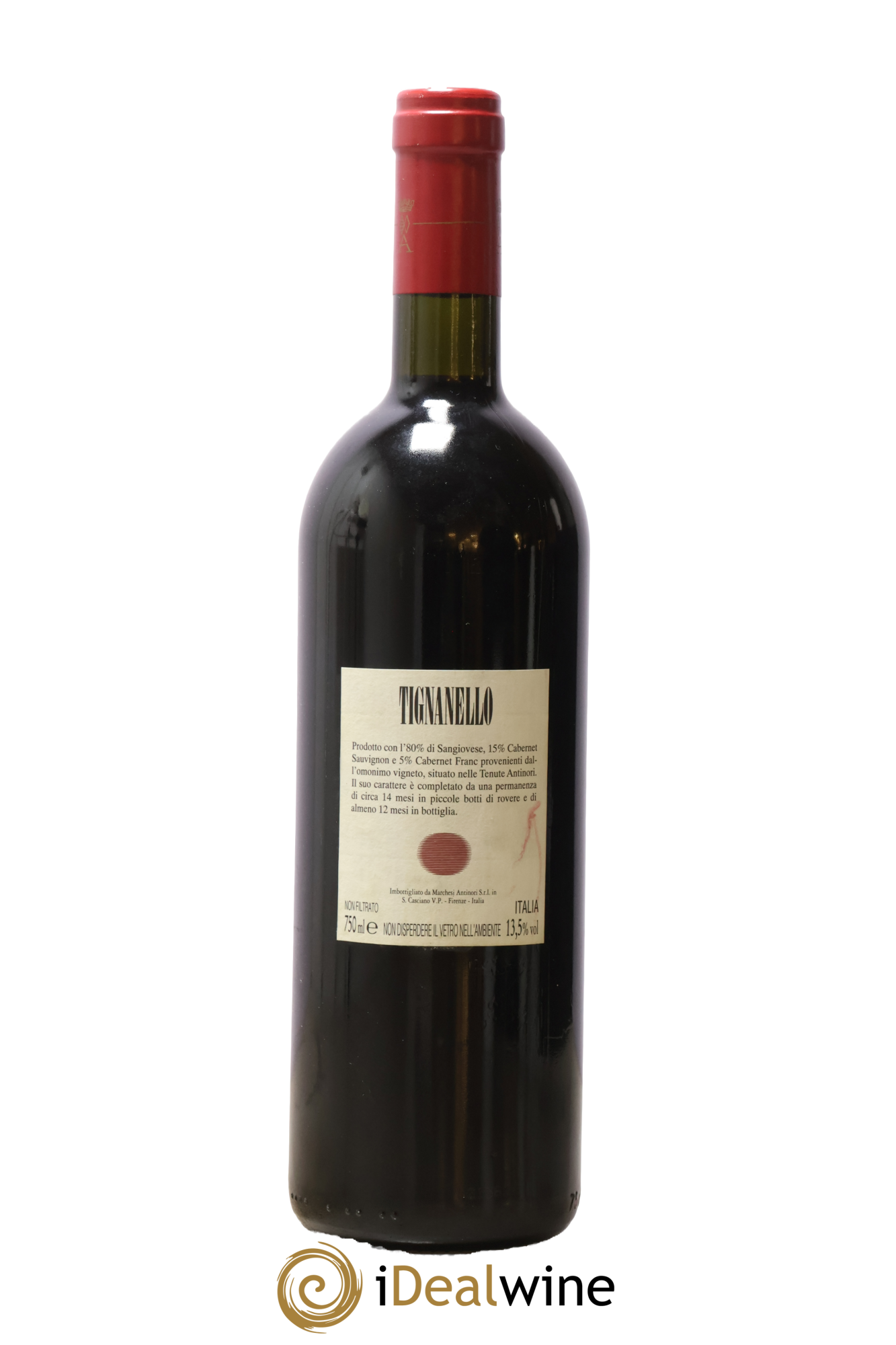 Toscana IGT Tignanello Tenuta Tignanello - Marchesi Antinori 1998 - Lot of 1 bottle - 1