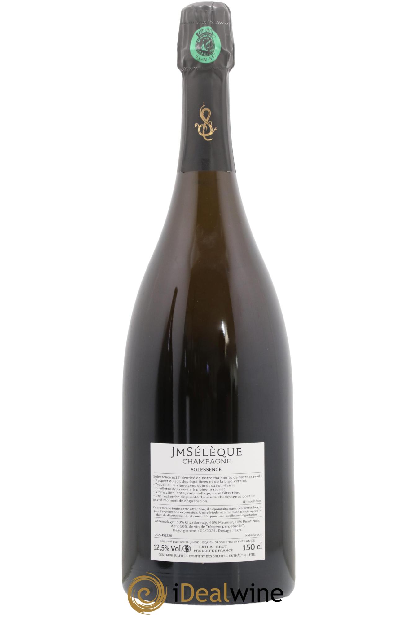 Solessence Extra-Brut Jean-Marc Sélèque - Lotto di 1 magnum - 1