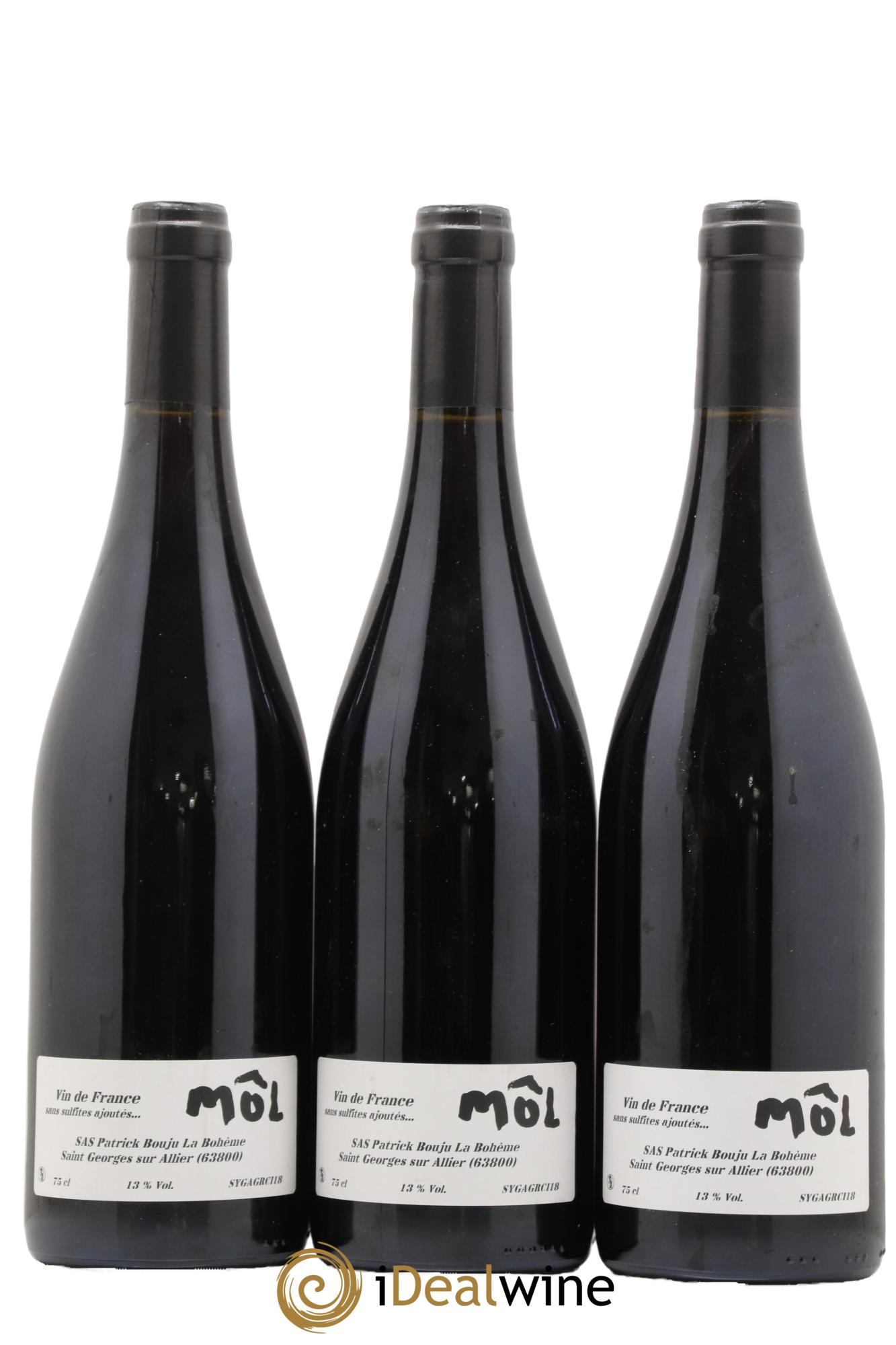 Vin de France Môl Patrick Bouju - La Bohème 2018 - Lot of 3 bottles - 1