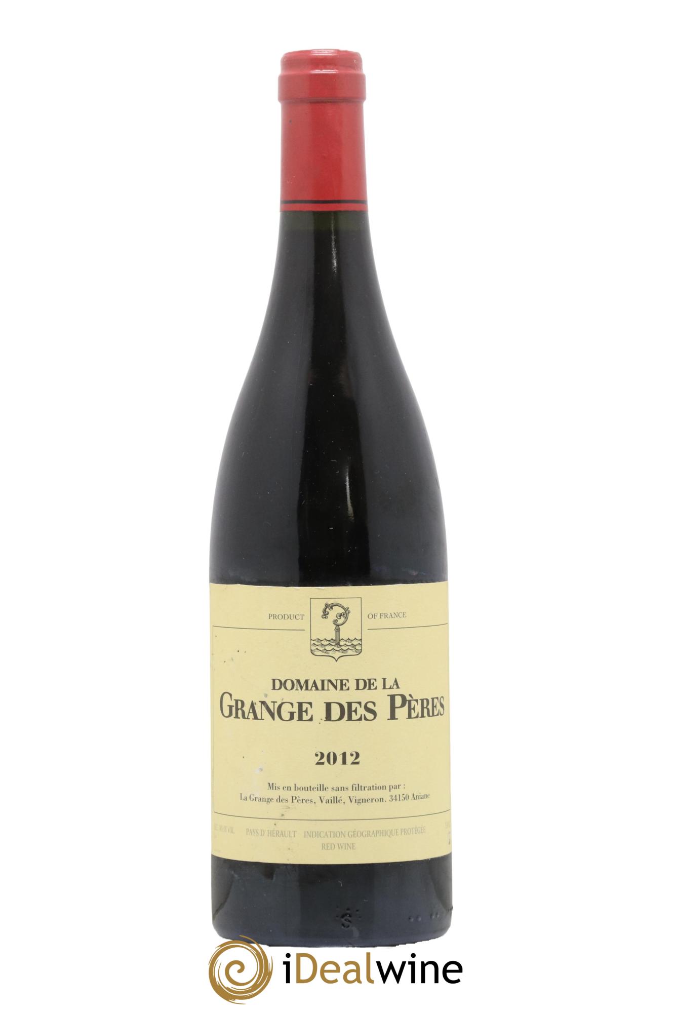Pays d'Hérault Grange des Pères Laurent Vaillé 2012 - Lot de 1 bouteille - 0