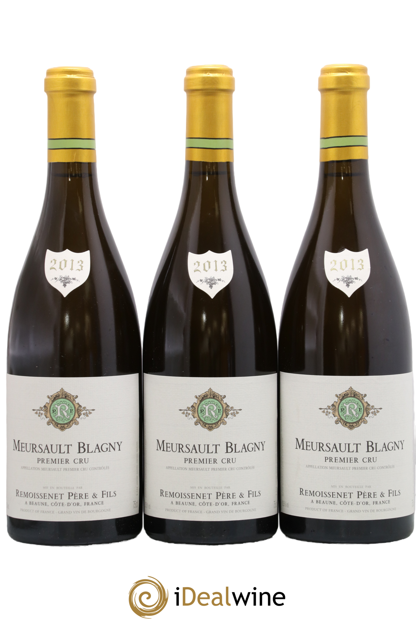 Meursault 1er Cru Blagny Remoissenet Père et Fils 2013 - Lot de 3 bouteilles - 0