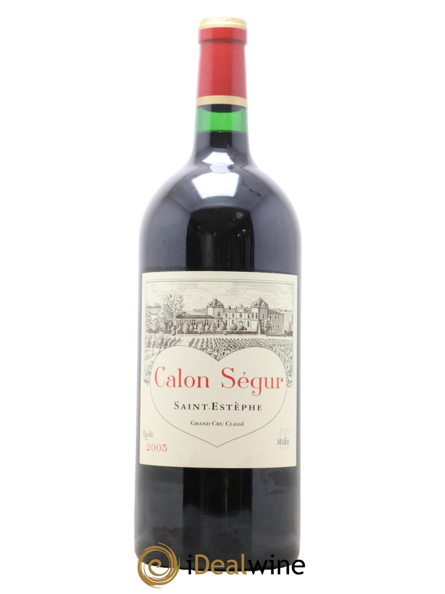 Château Calon Ségur 3ème Grand Cru Classé 2005 - Lot de 1 double magnum - 0