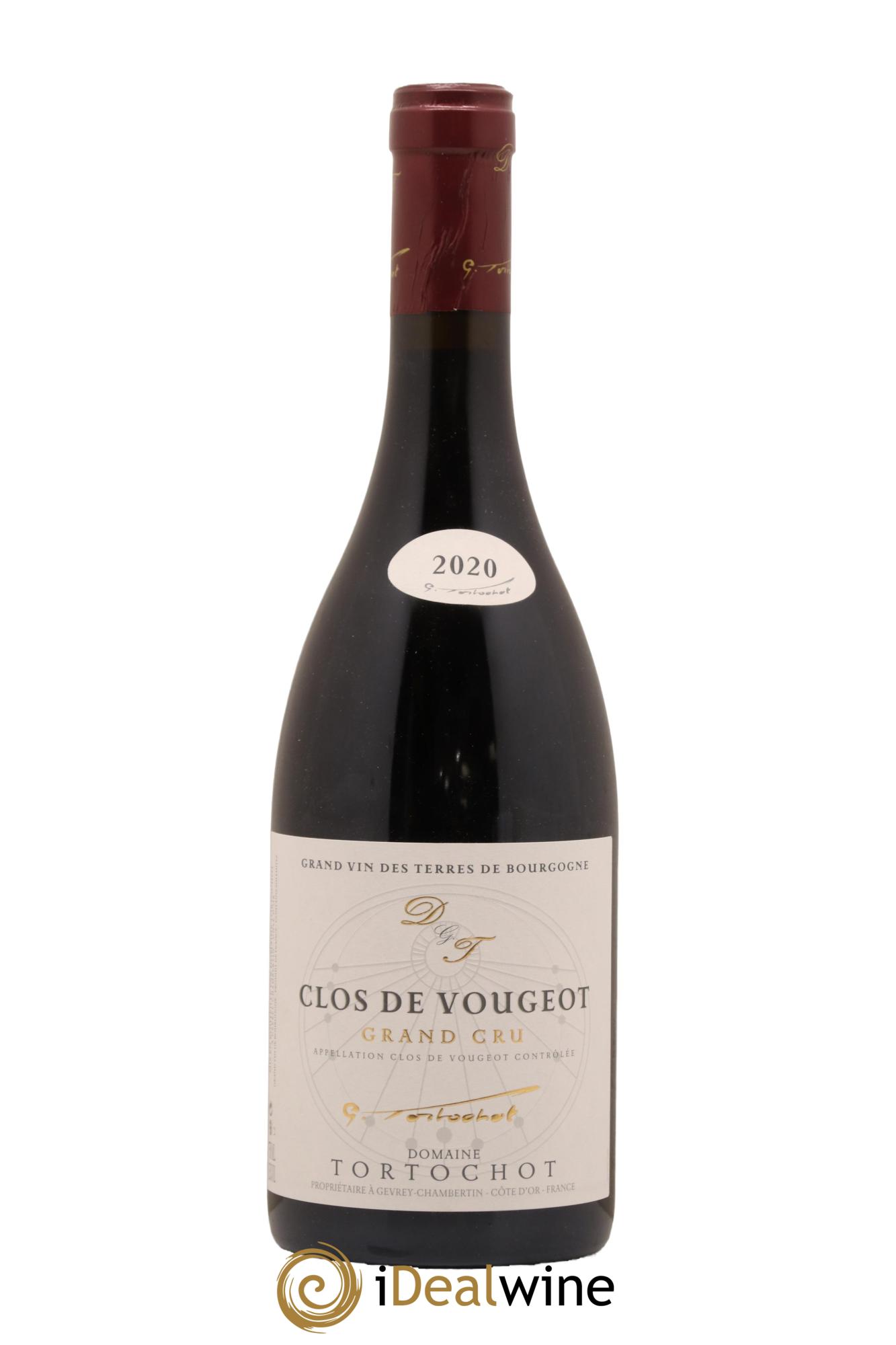 Clos de Vougeot Grand Cru Tortochot (Domaine) 2020 - Lot de 1 bouteille - 0